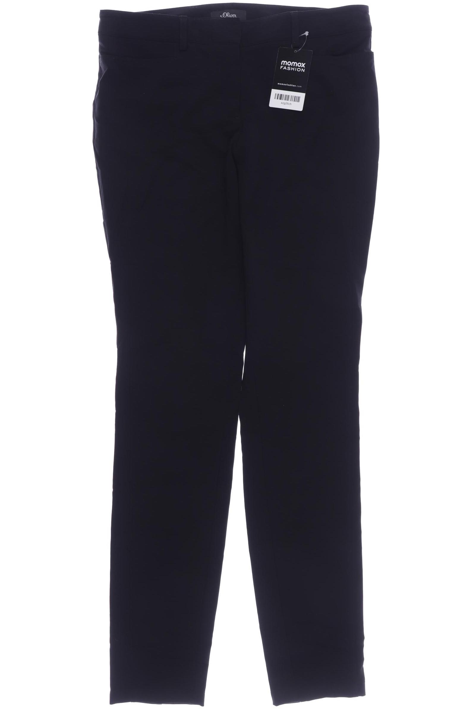 

s.Oliver Damen Stoffhose, schwarz