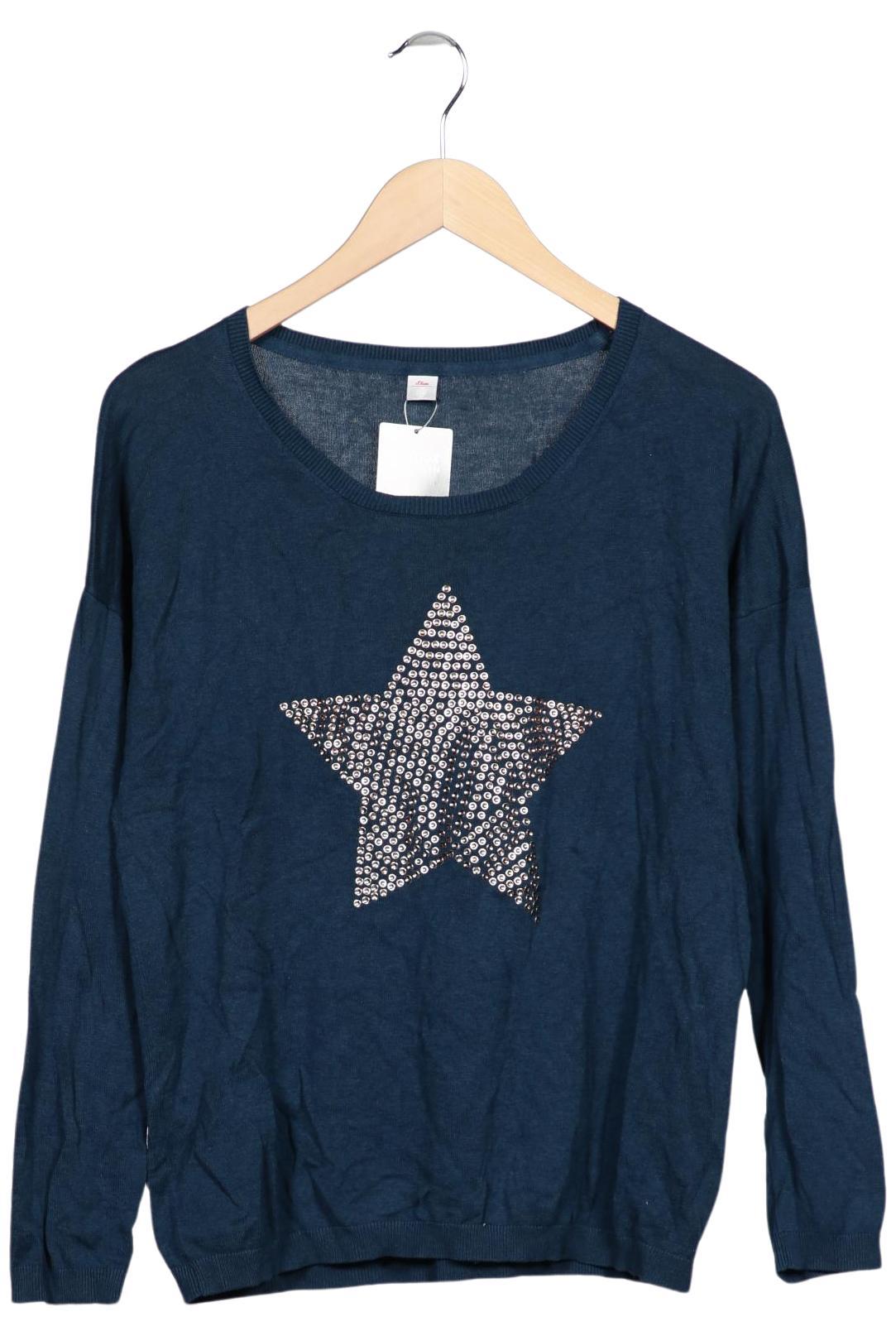 

s.Oliver Damen Pullover, marineblau, Gr. 40