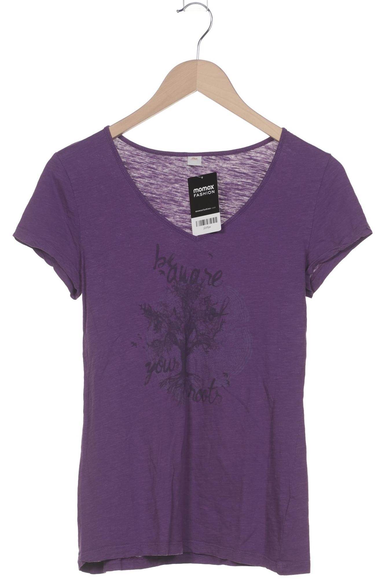 

s.Oliver Damen T-Shirt, flieder, Gr. 38