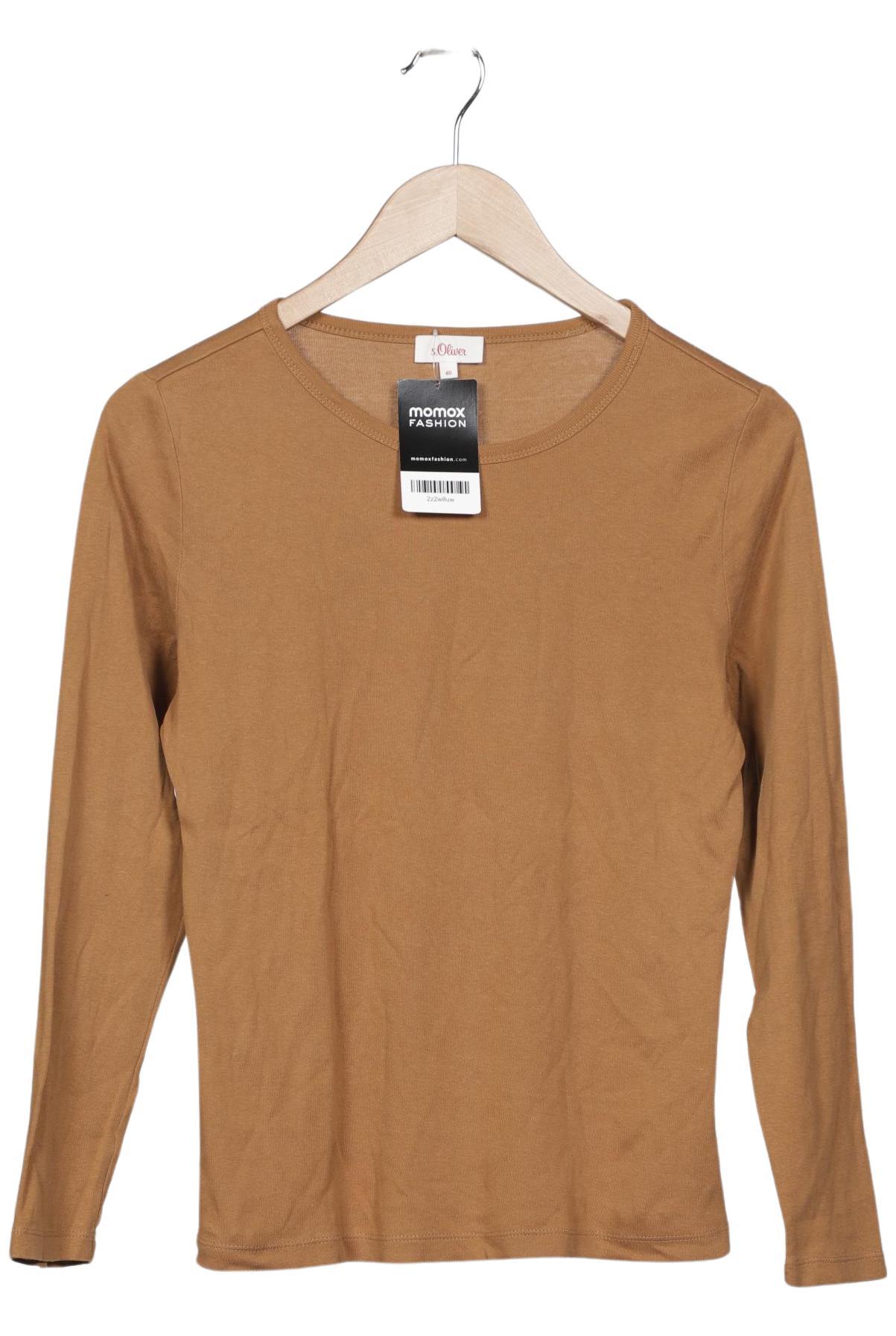 

s.Oliver Damen Langarmshirt, braun, Gr. 40