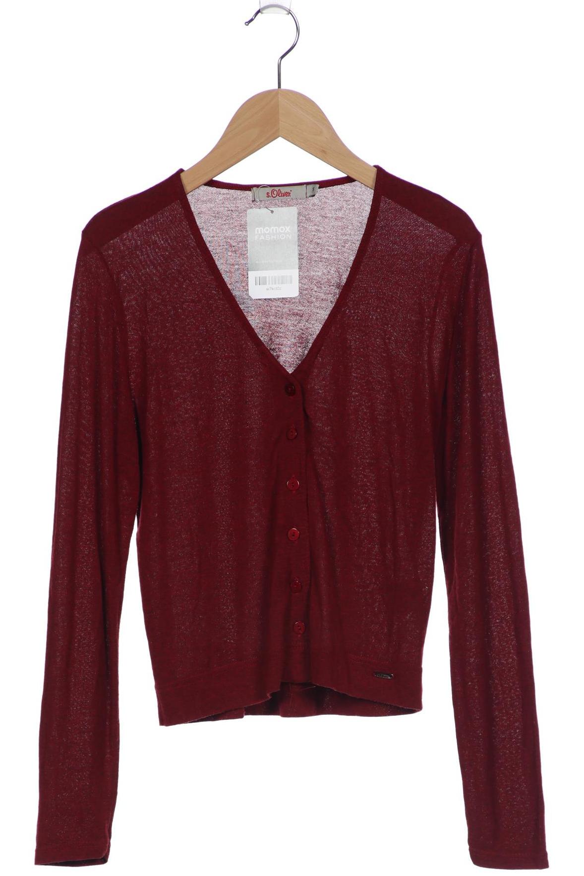 

s.Oliver Damen Strickjacke, rot, Gr. 36