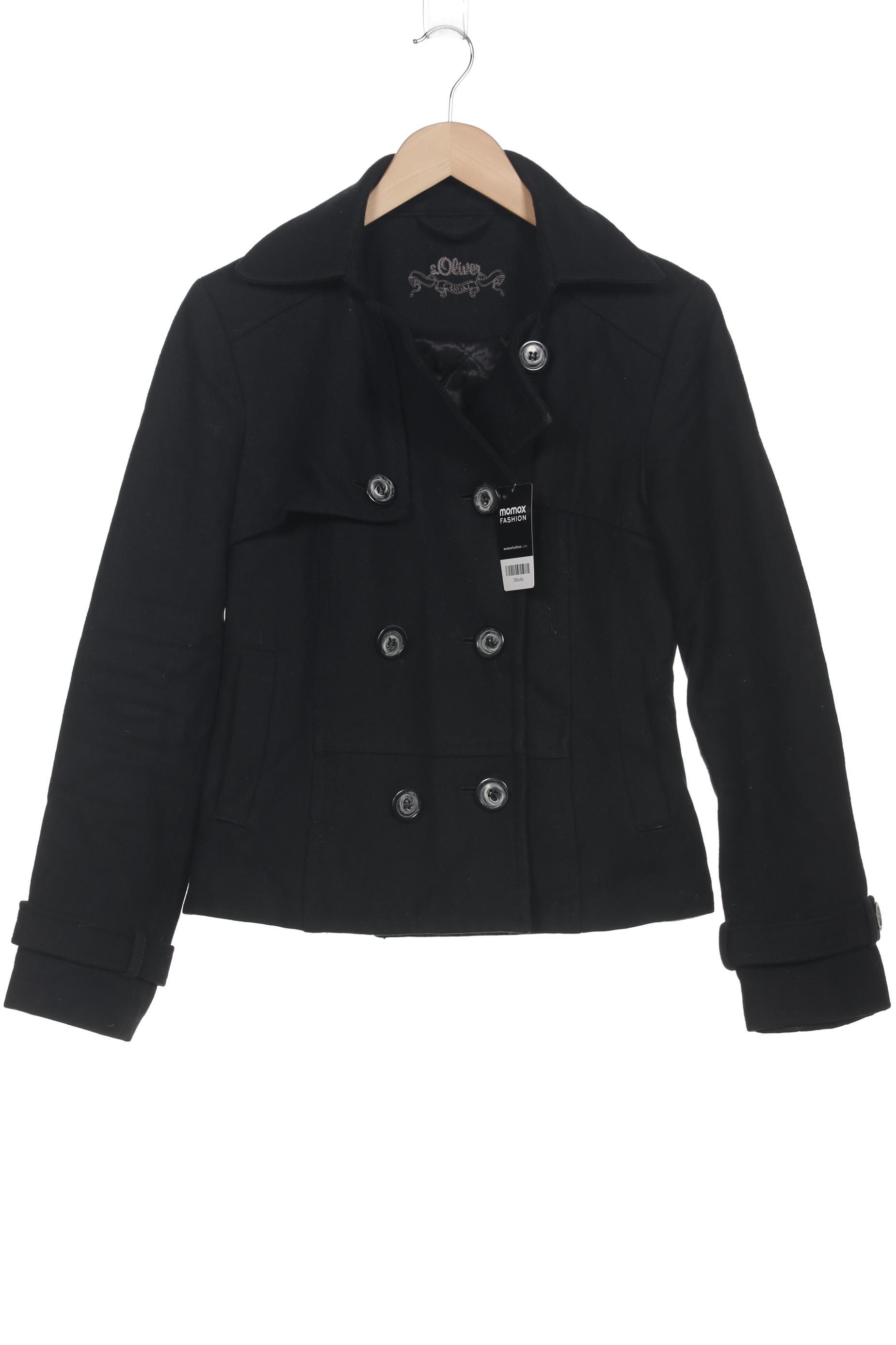 

s.Oliver Damen Jacke, schwarz, Gr. 34