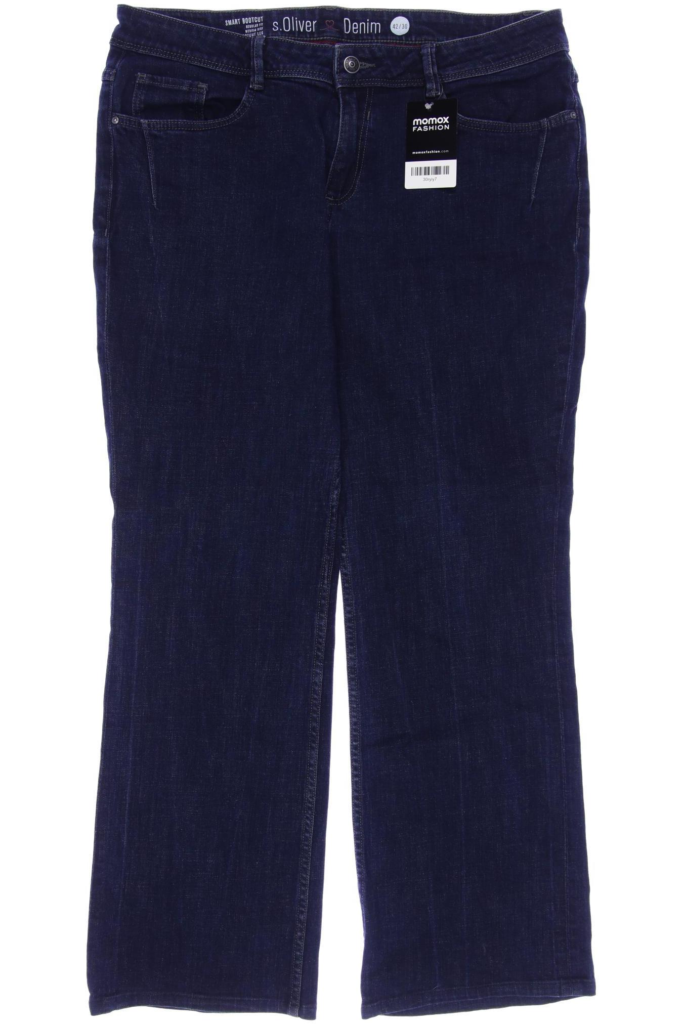 

s.Oliver Damen Jeans, marineblau