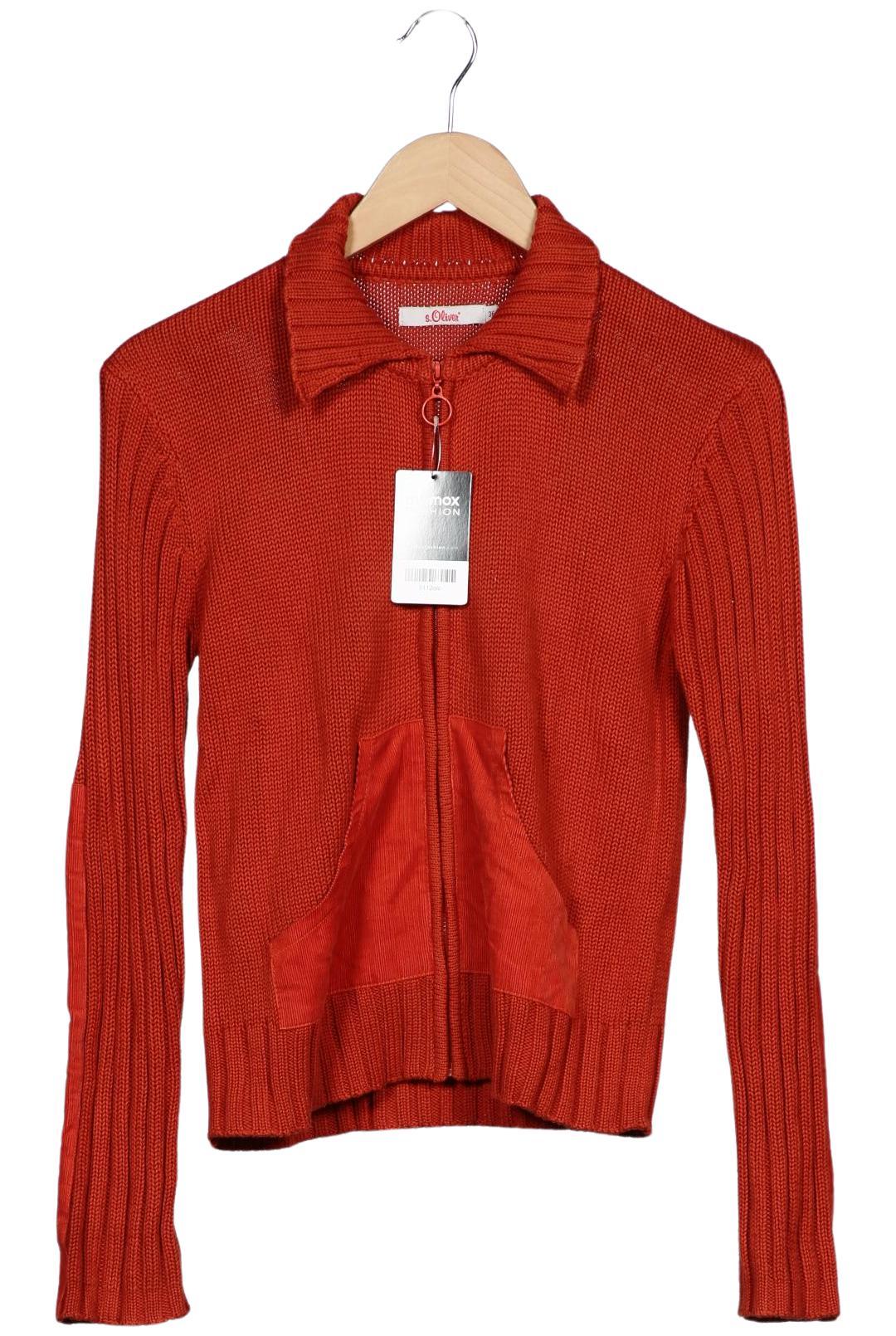 

s.Oliver Damen Strickjacke, rot, Gr. 36
