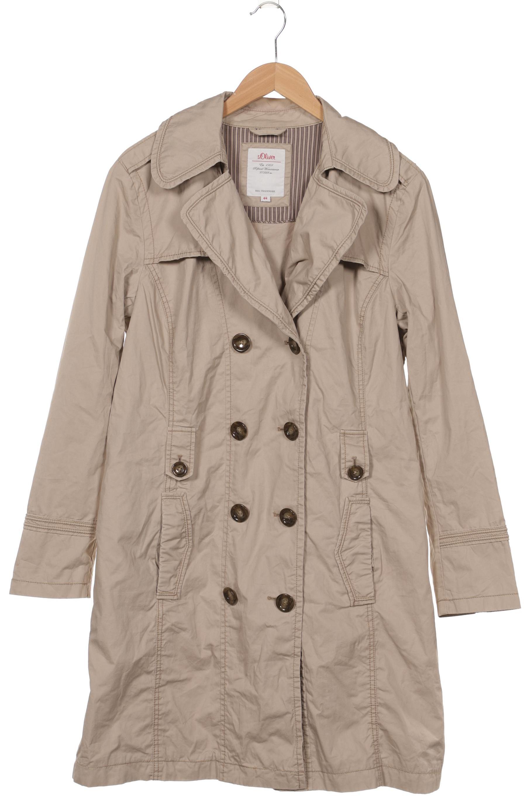 

s.Oliver Damen Mantel, beige, Gr. 44