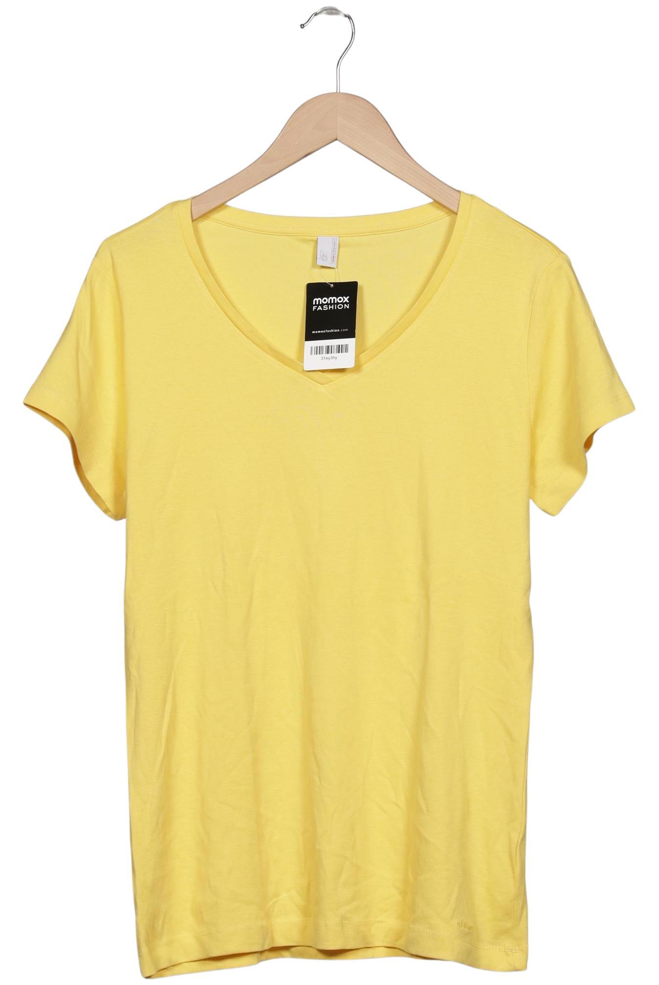 

s.Oliver Damen T-Shirt, gelb, Gr. 46