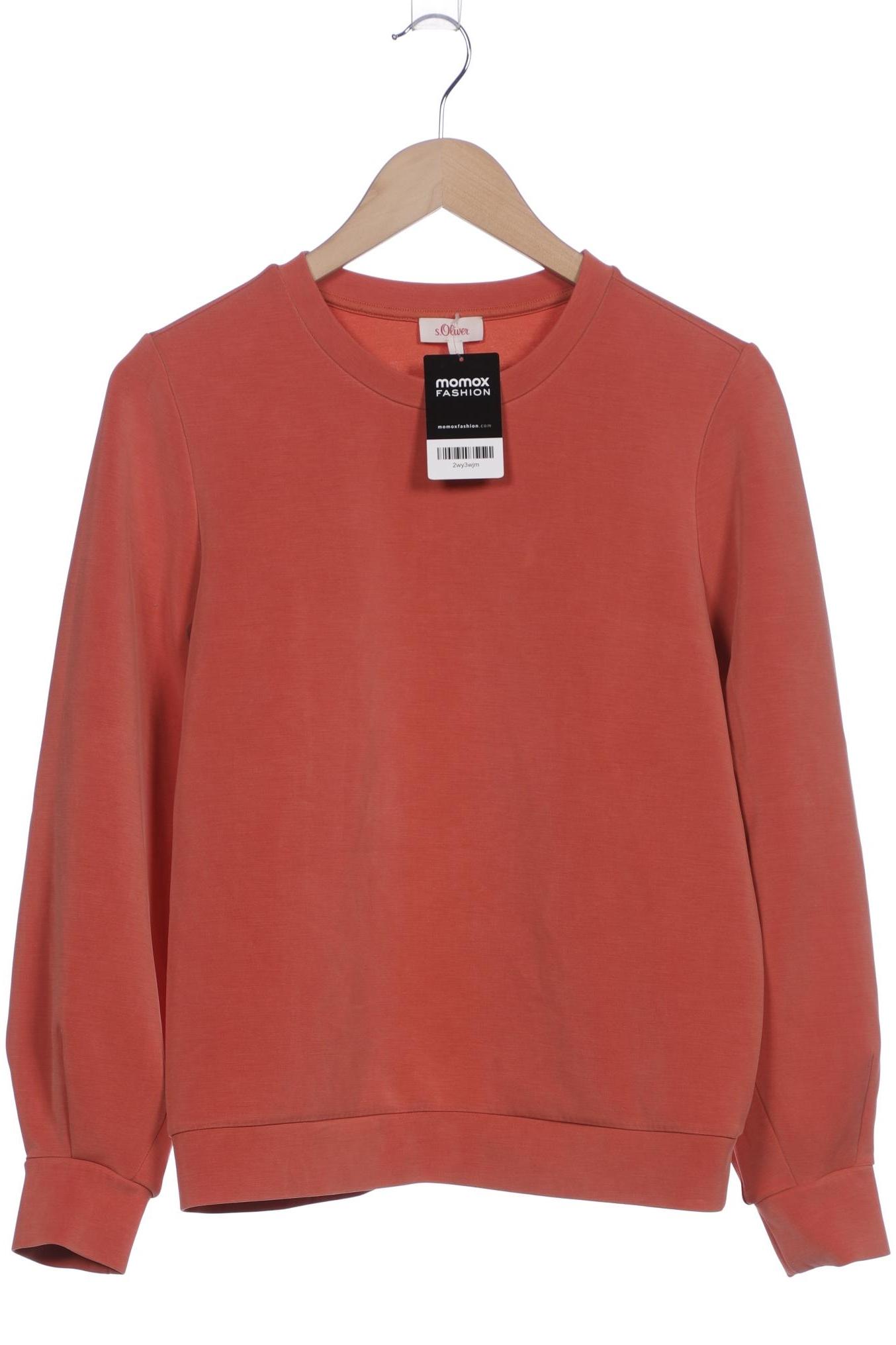 

s.Oliver Damen Sweatshirt, orange, Gr. 36
