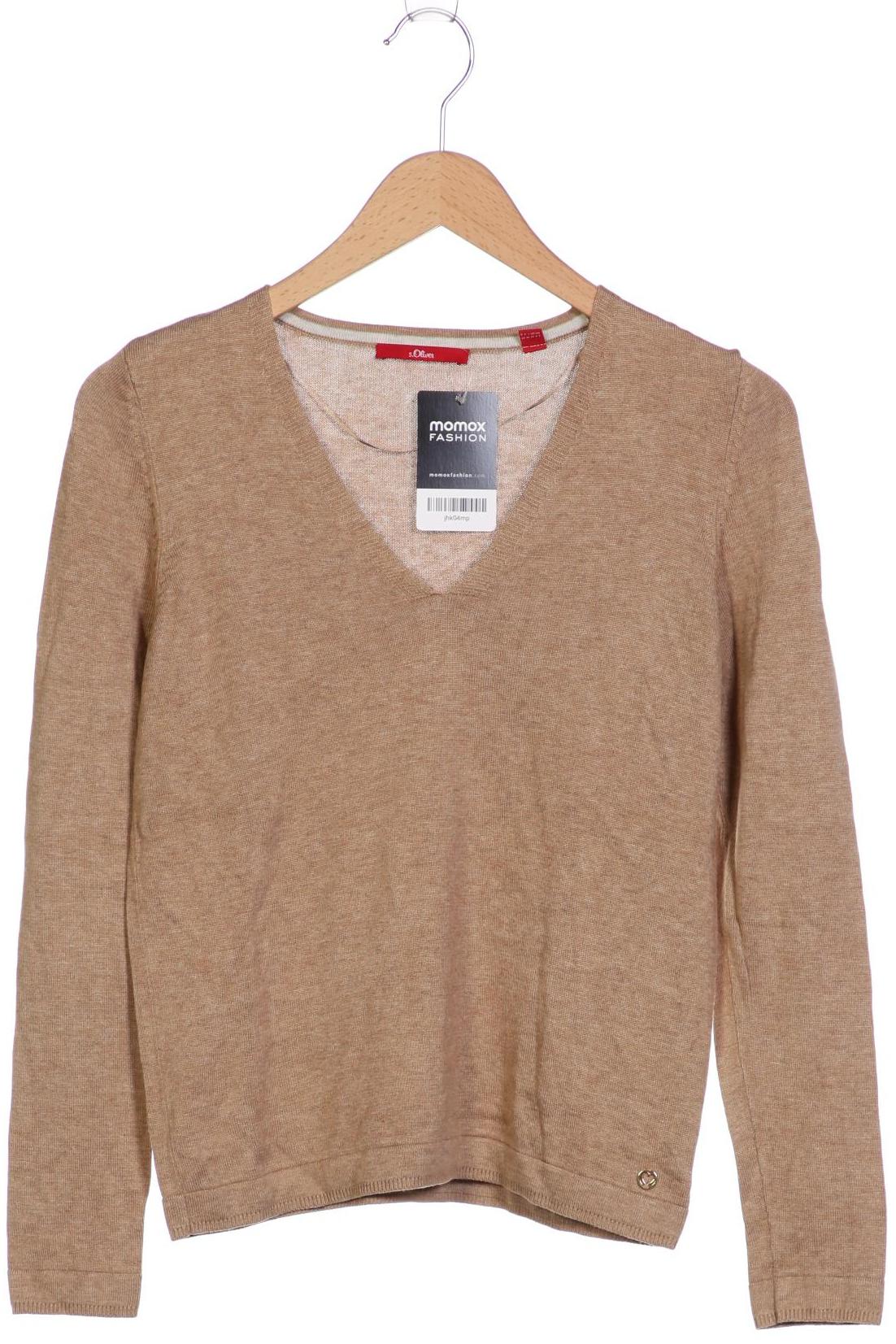 

s.Oliver Damen Pullover, beige, Gr. 34