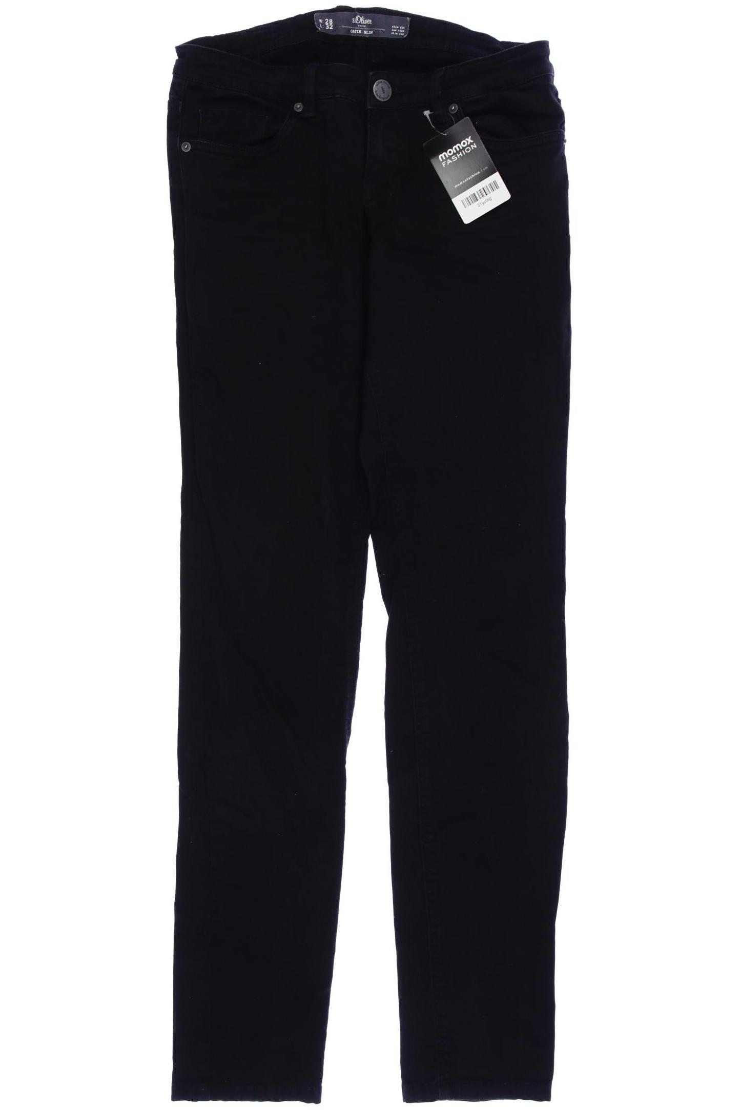 

s.Oliver Damen Jeans, schwarz, Gr. 28