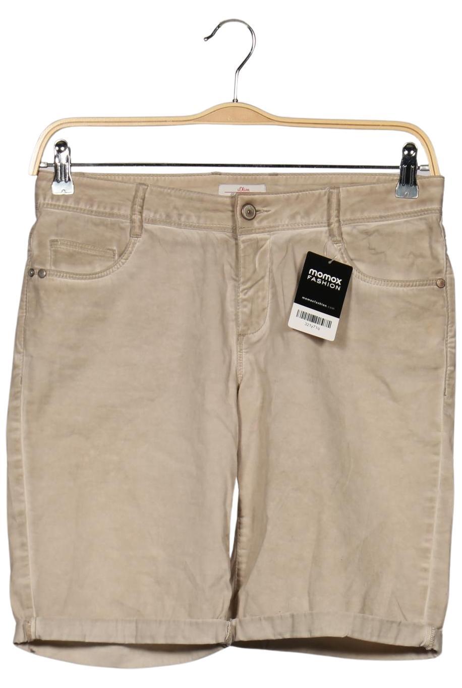 

s.Oliver Damen Shorts, beige, Gr. 38