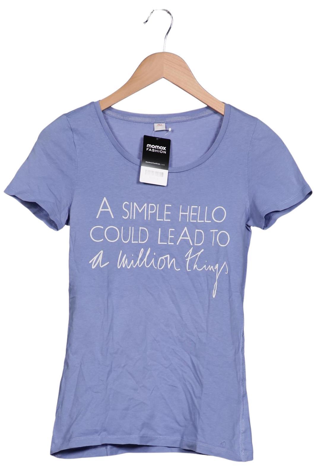 

s.Oliver Damen T-Shirt, blau, Gr. 36