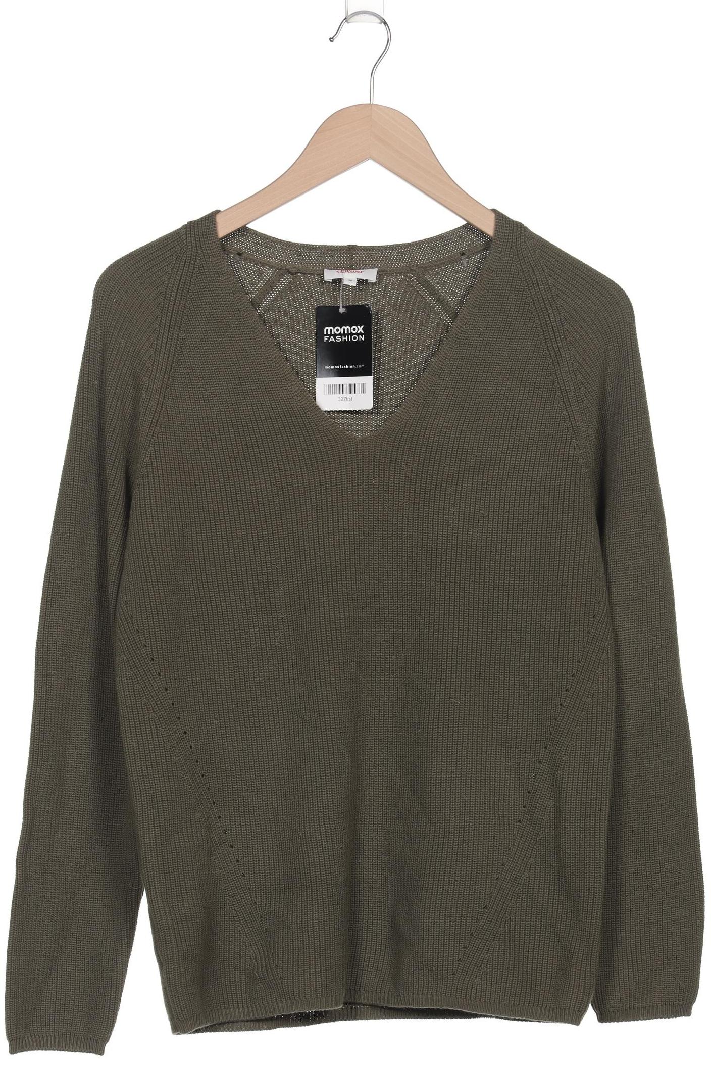 

s.Oliver Damen Pullover, grün, Gr. 38