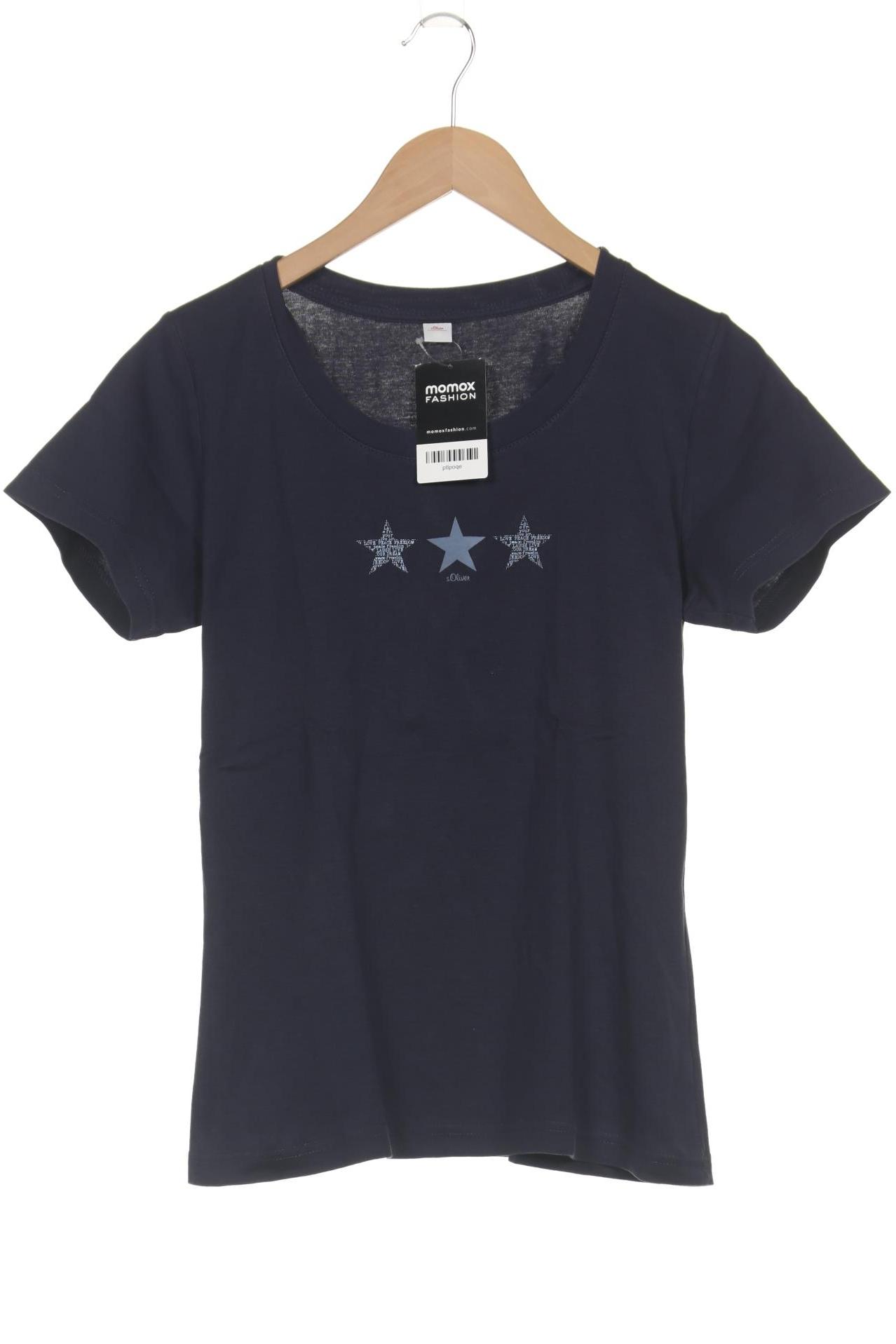 

s.Oliver Damen T-Shirt, marineblau, Gr. 44
