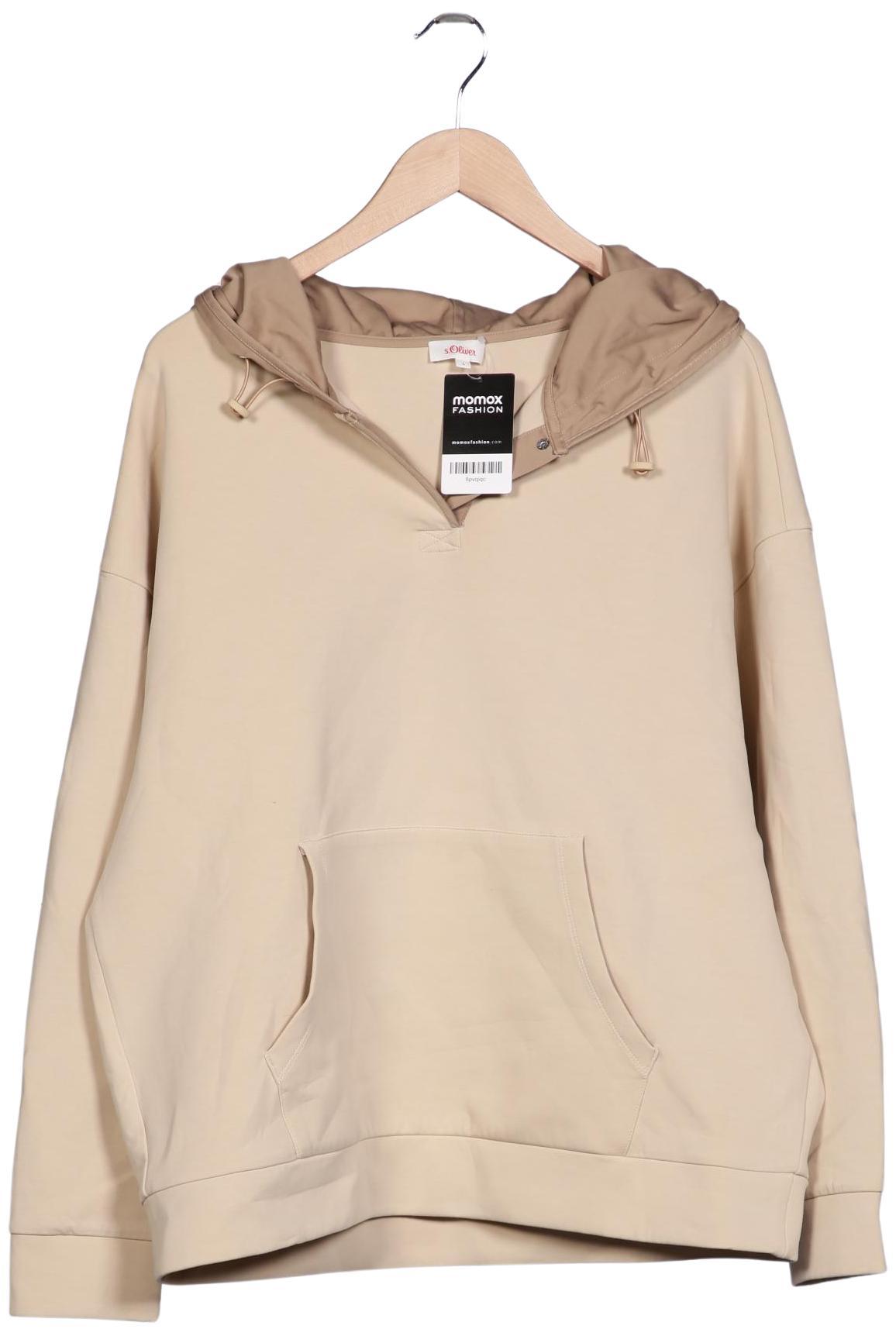 

s.Oliver Damen Kapuzenpullover, beige, Gr. 42