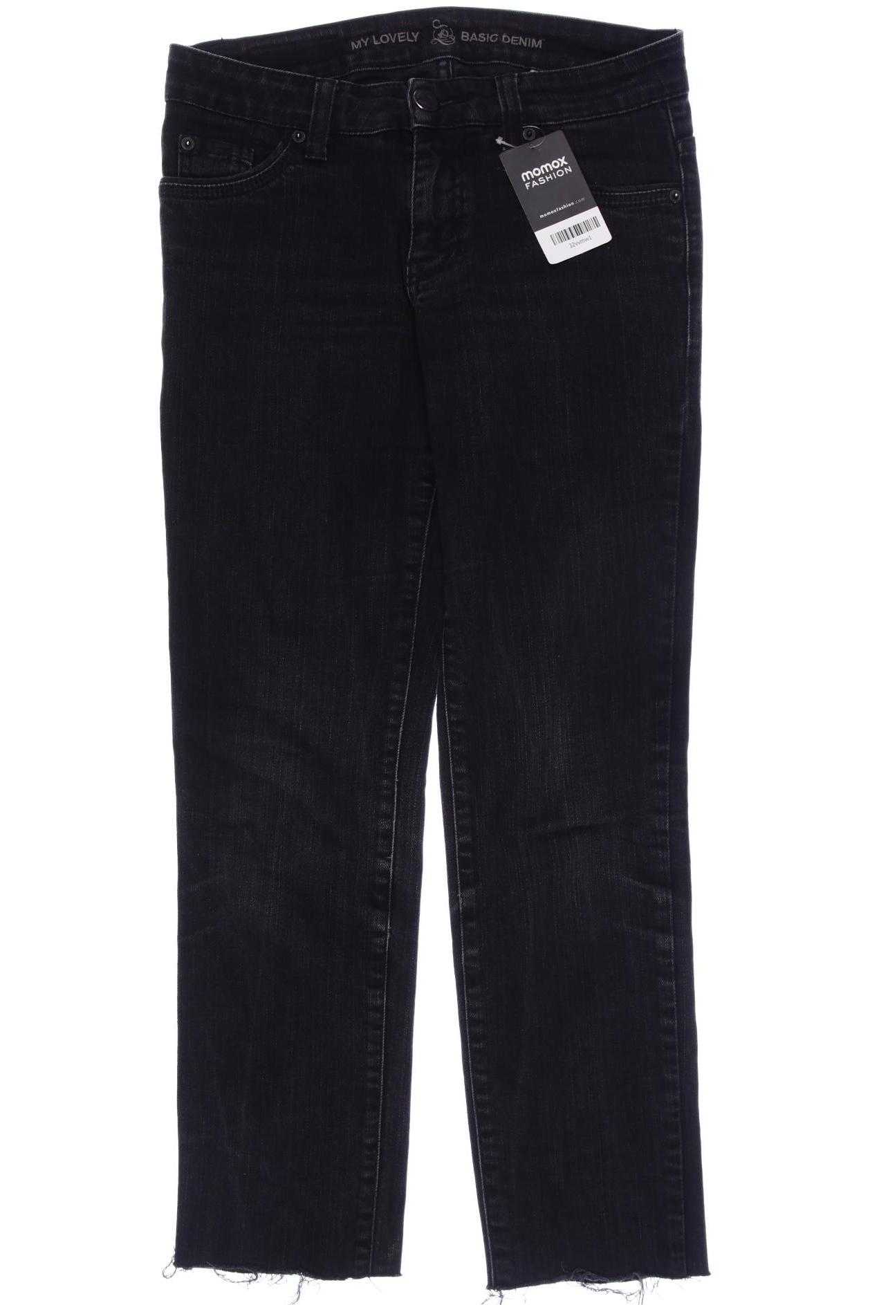 

s.Oliver Damen Jeans, schwarz