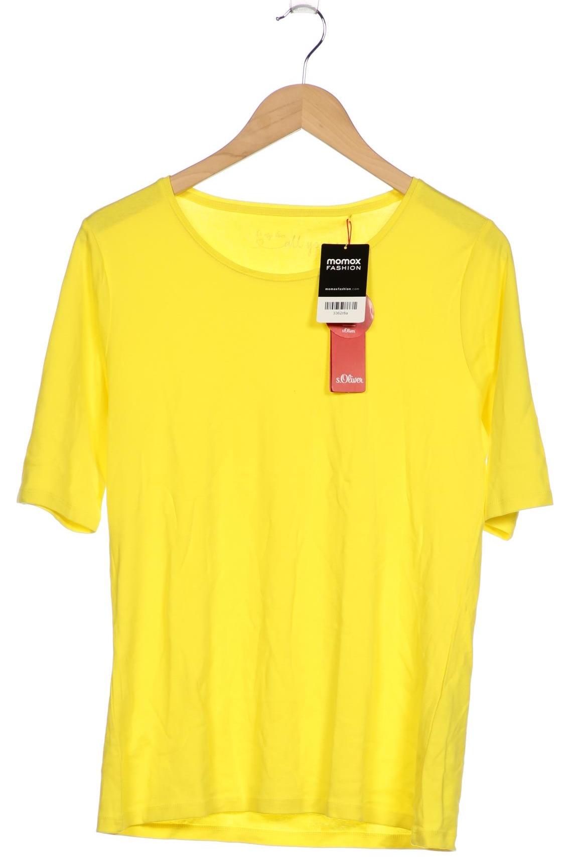 

s.Oliver Damen T-Shirt, gelb, Gr. 44