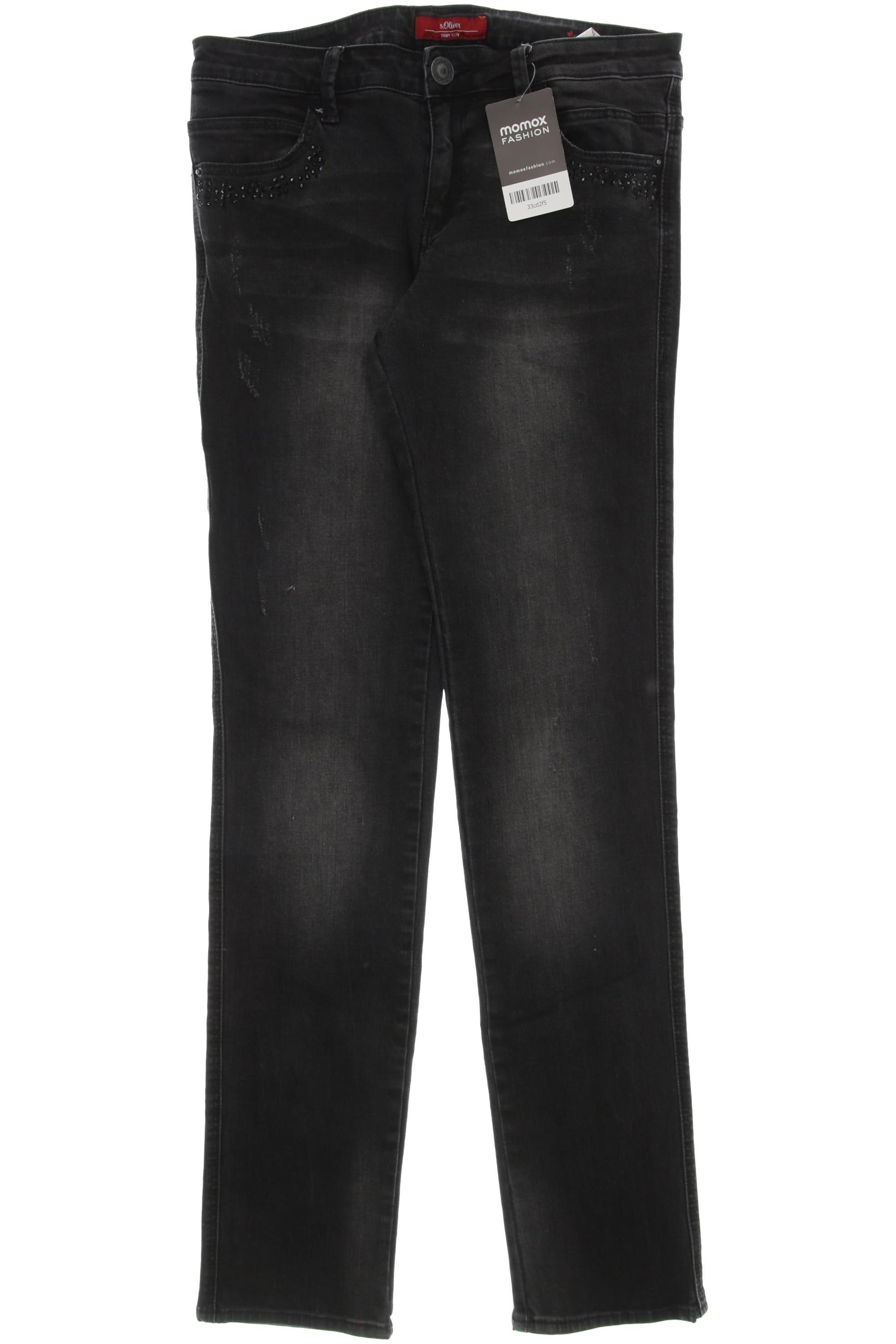 

s.Oliver Damen Jeans, schwarz, Gr. 34
