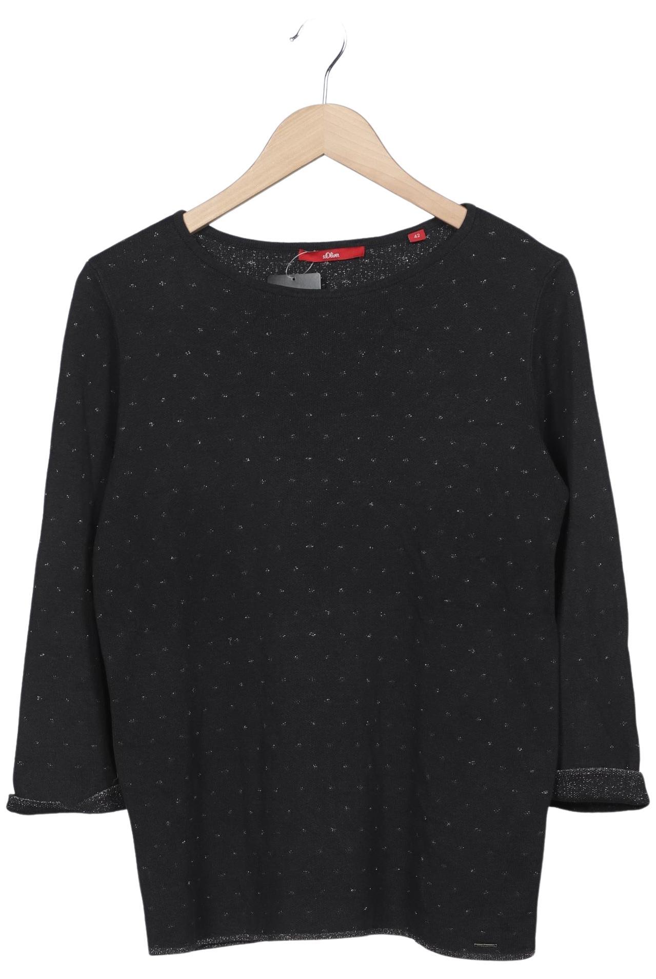 

s.Oliver Damen Pullover, schwarz, Gr. 42