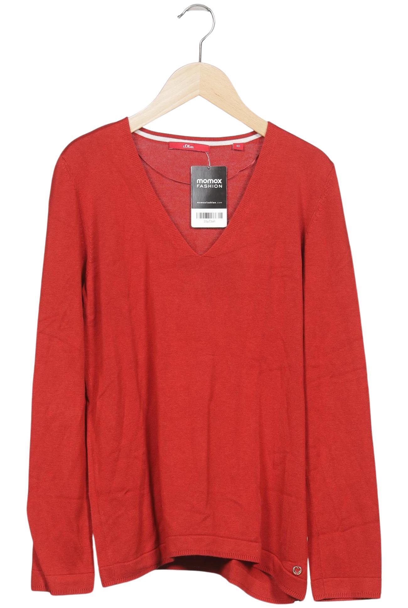 

s.Oliver Damen Pullover, rot, Gr. 40