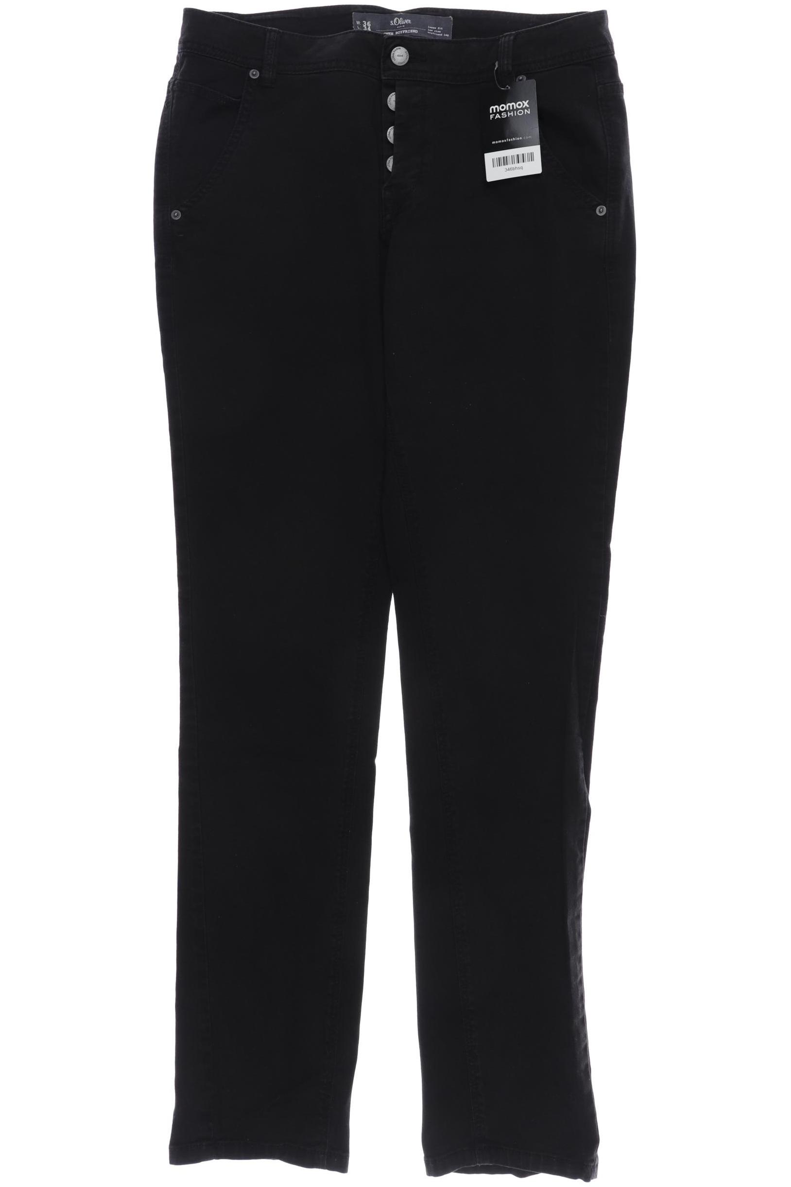 

s.Oliver Damen Jeans, schwarz, Gr. 36