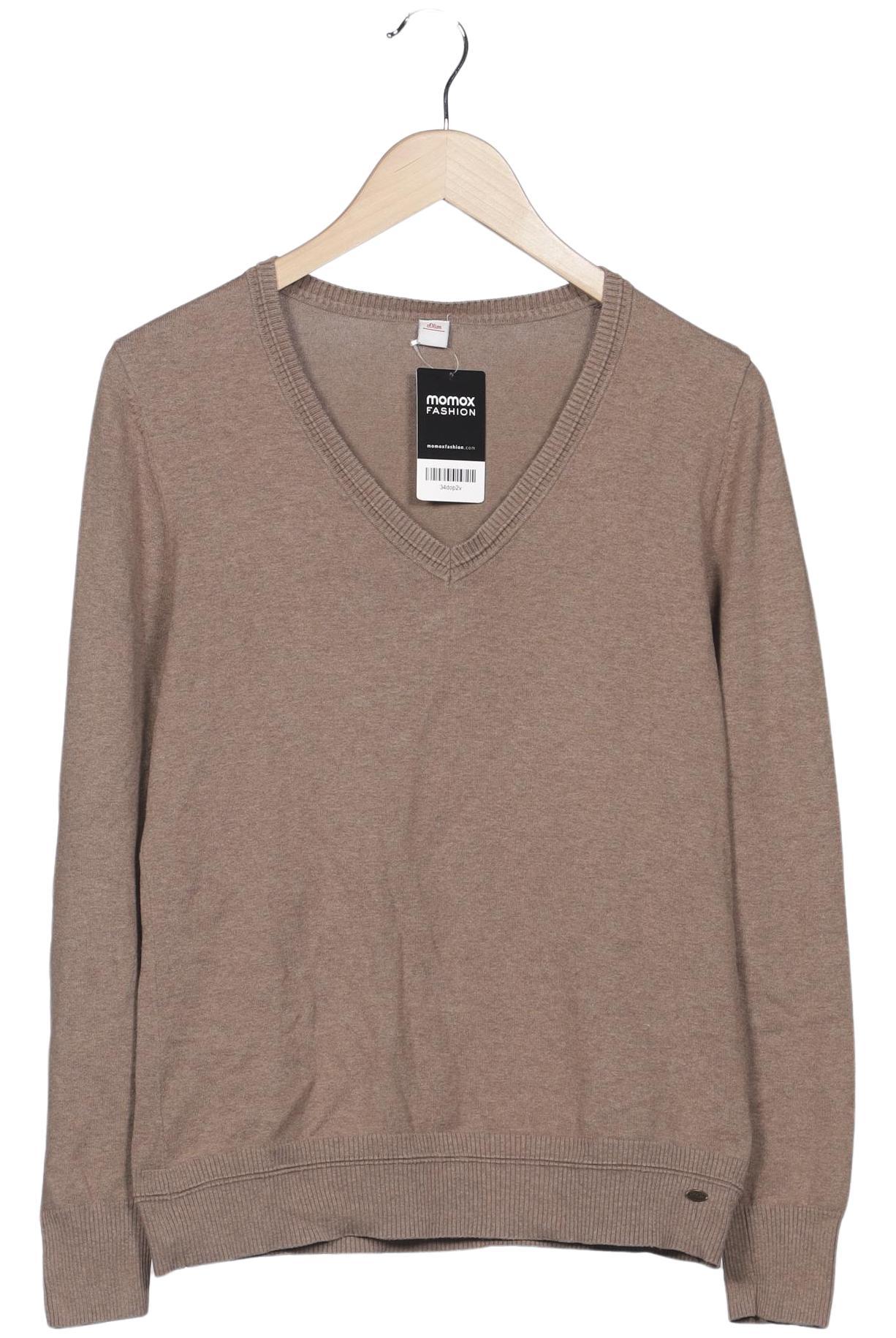 

s.Oliver Damen Pullover, beige, Gr. 40