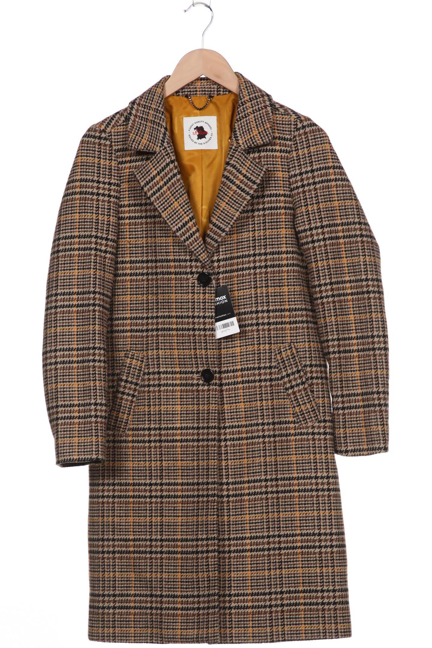 

s.Oliver Damen Mantel, braun, Gr. 34