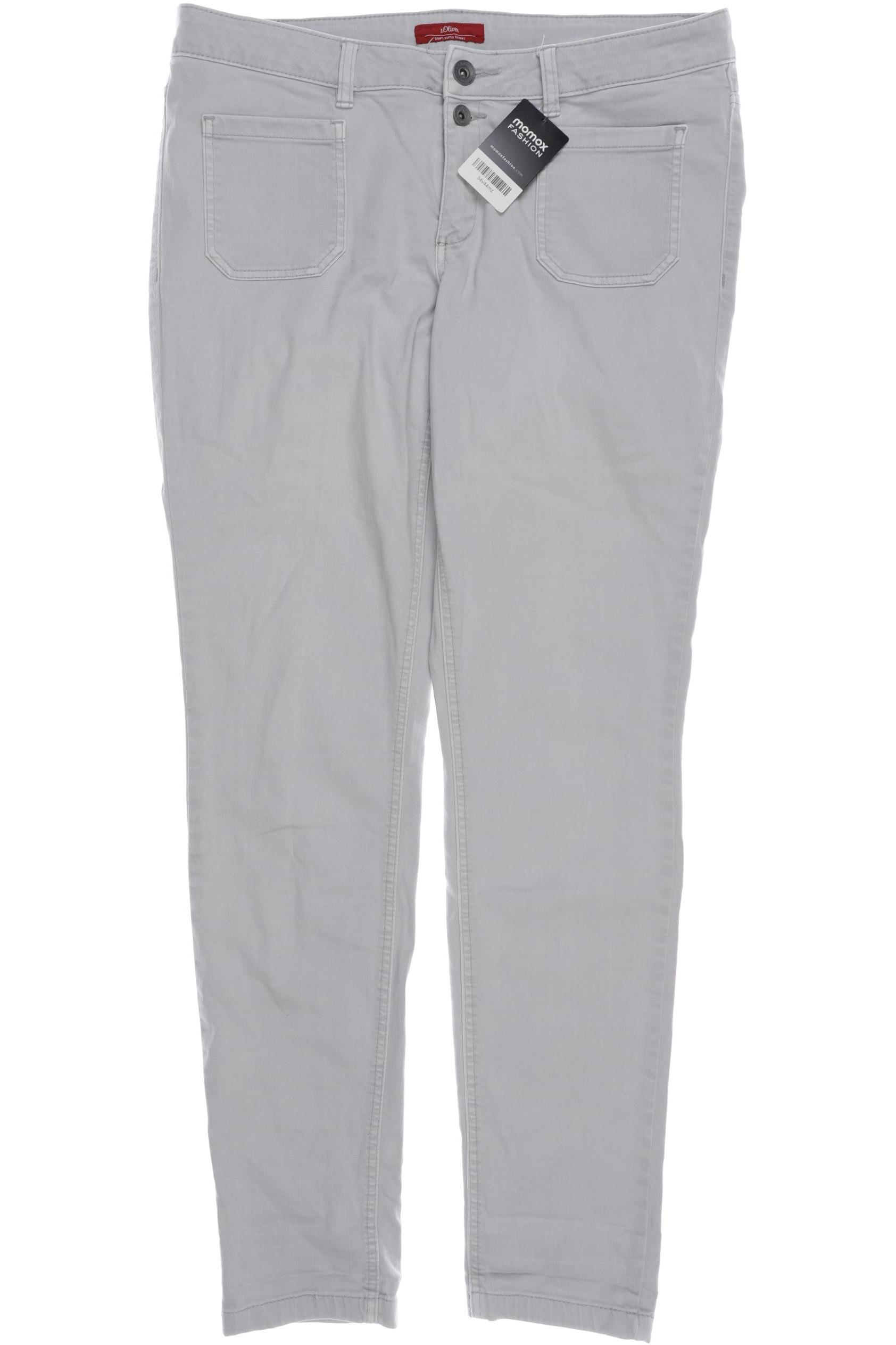 

s.Oliver Damen Jeans, grau