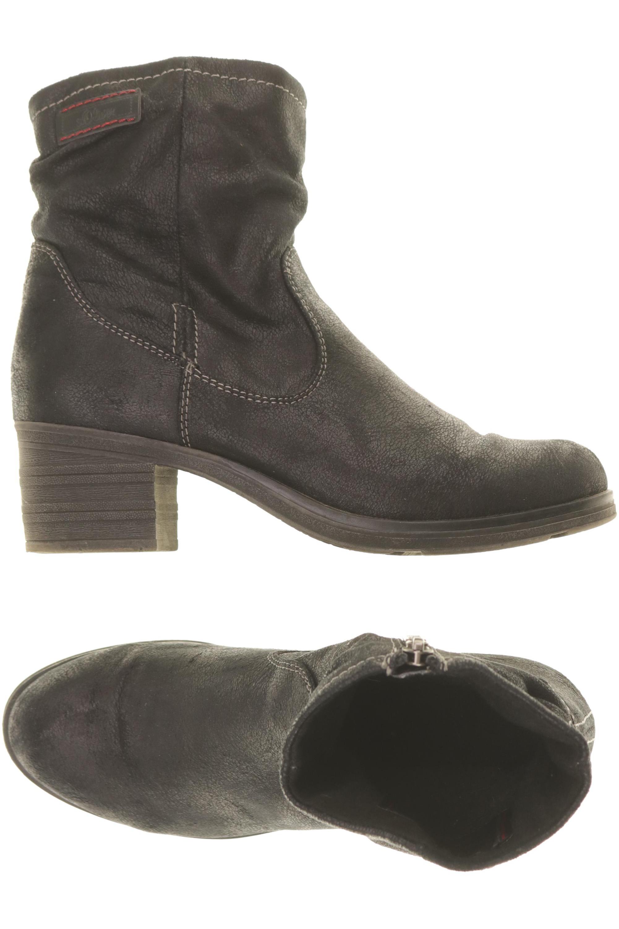 

s.Oliver Damen Stiefelette, schwarz, Gr. 39