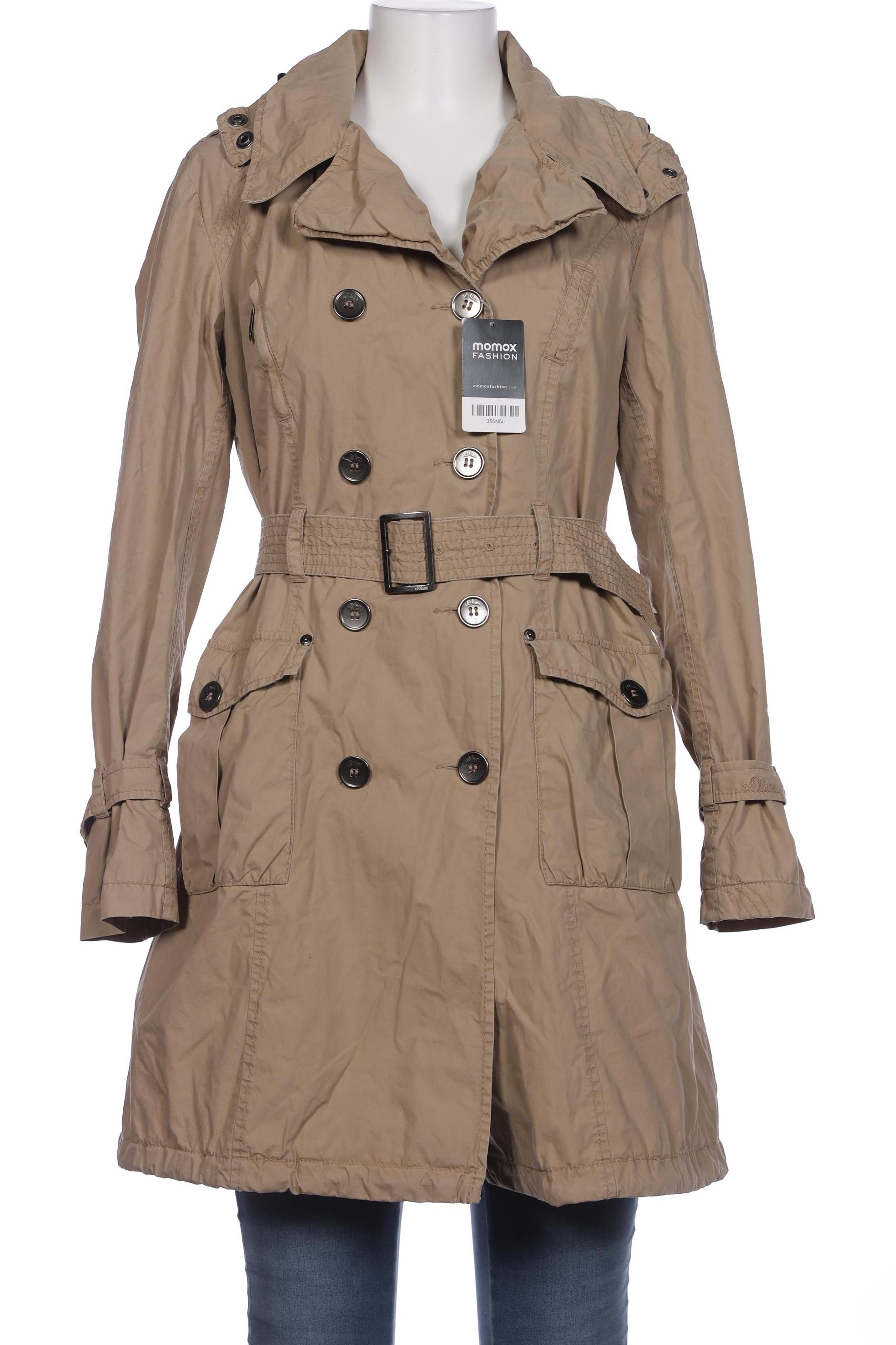 

s.Oliver Damen Mantel, beige, Gr. 40