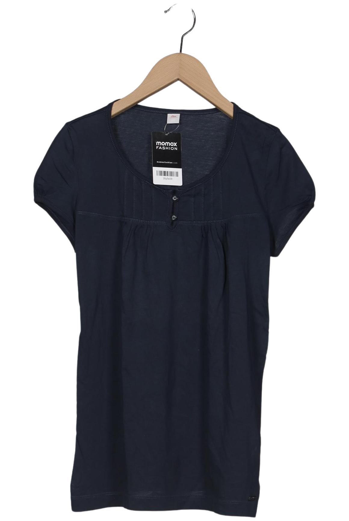 

s.Oliver Damen T-Shirt, marineblau, Gr. 34
