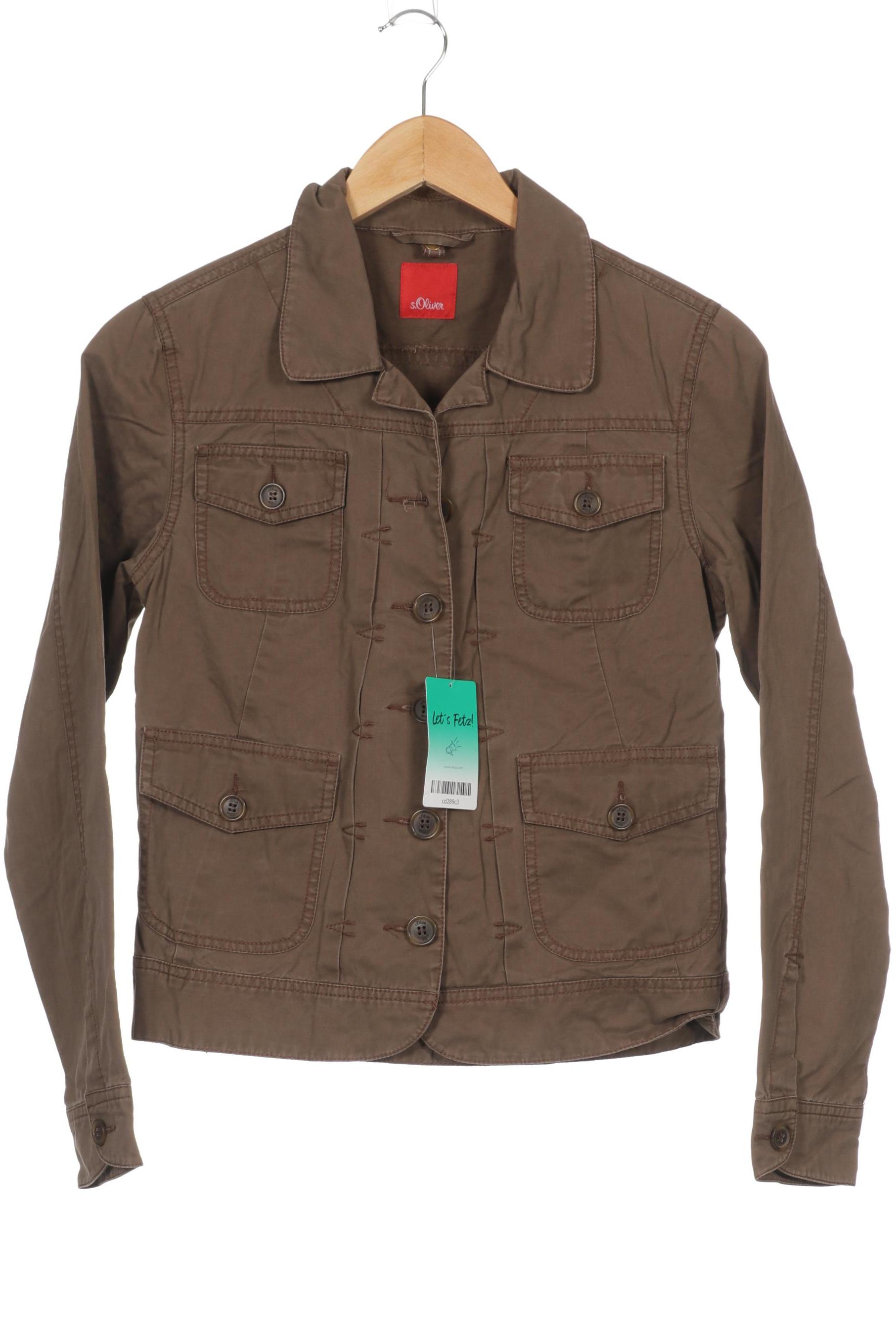 

s.Oliver Damen Jacke, braun, Gr. 34