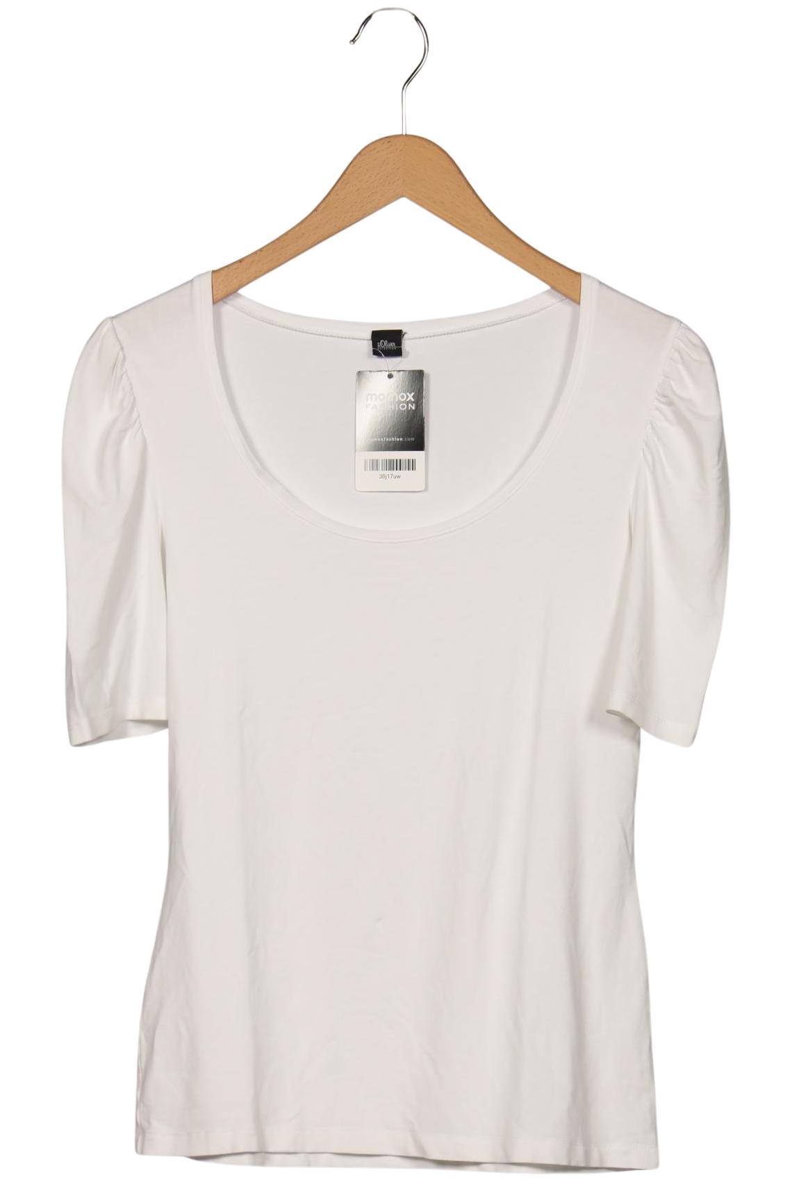 

s.Oliver Damen T-Shirt, weiß, Gr. 40
