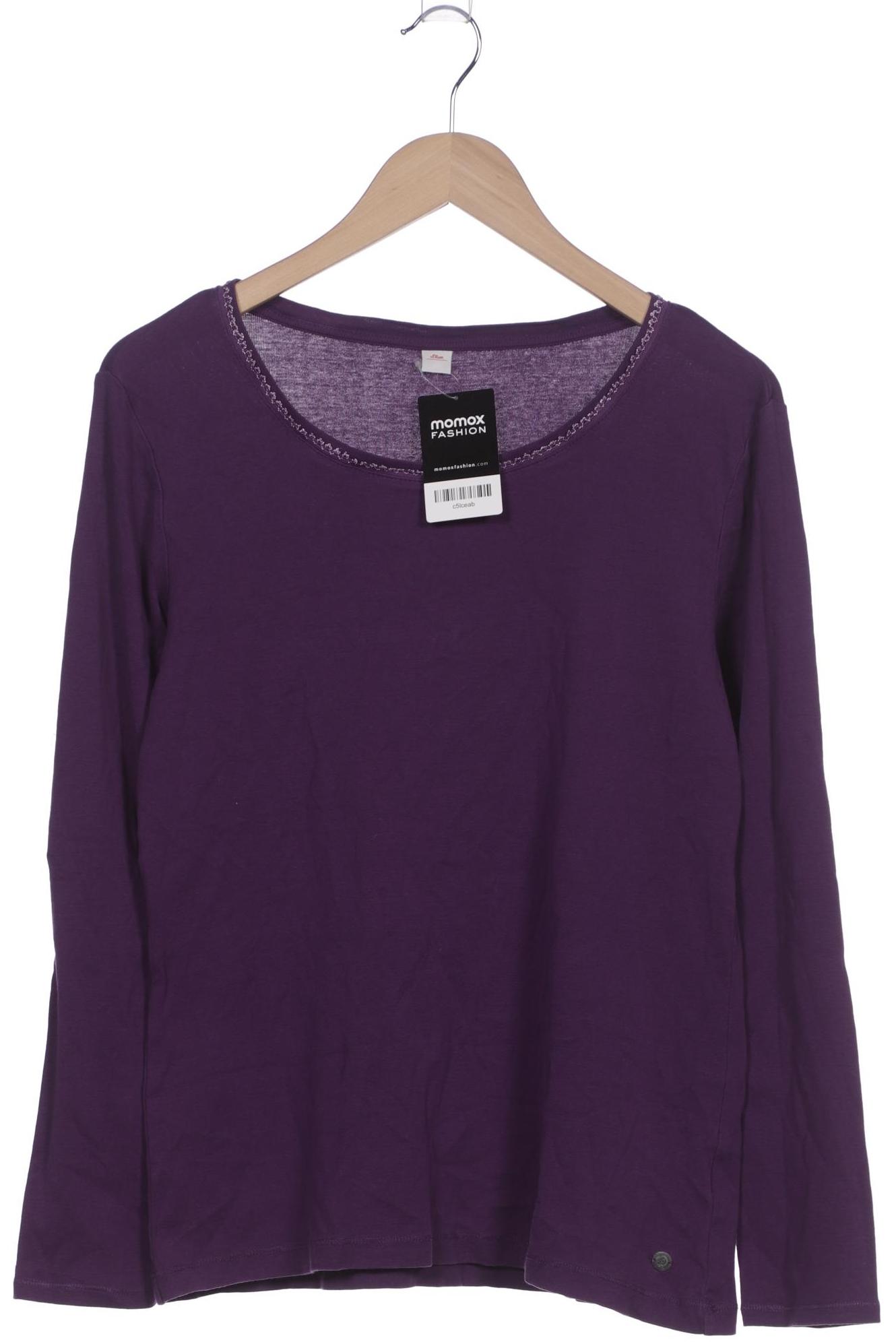 

s.Oliver Damen Langarmshirt, flieder, Gr. 44