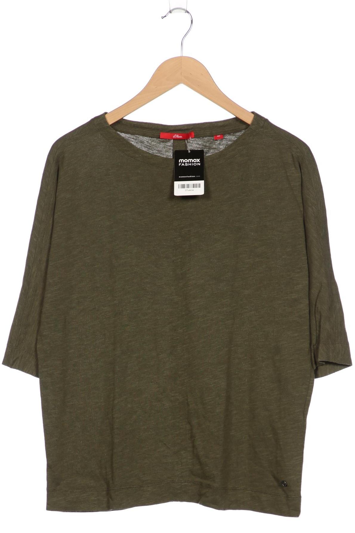 

s.Oliver Damen Langarmshirt, grün, Gr. 40