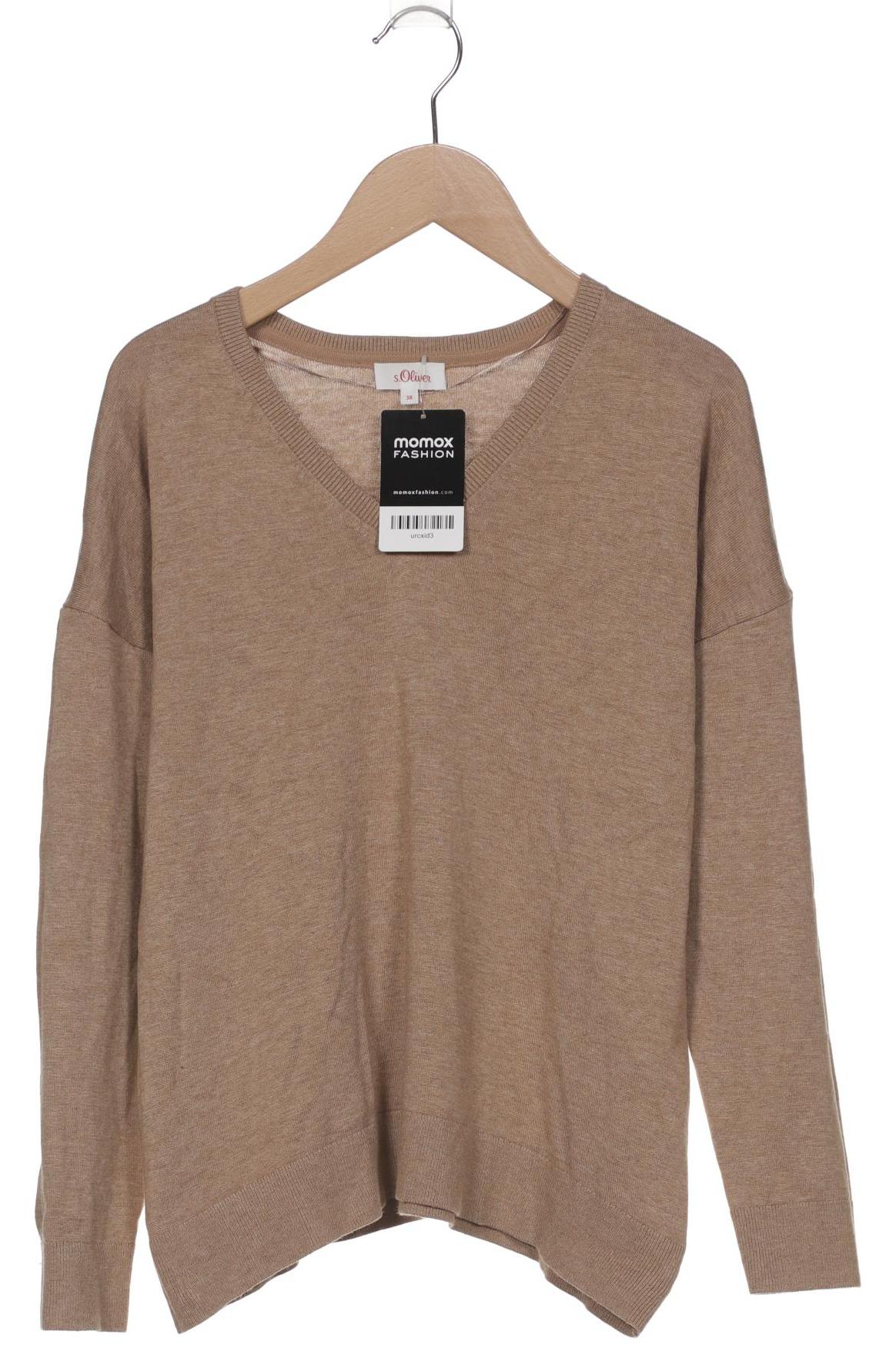 

s.Oliver Damen Pullover, beige, Gr. 38
