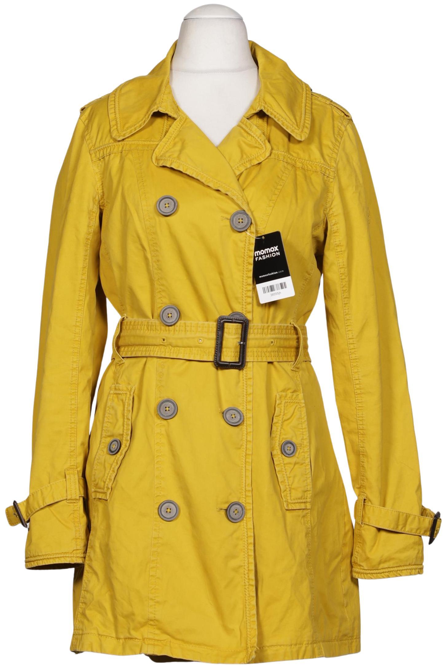 

s.Oliver Damen Mantel, gelb, Gr. 38