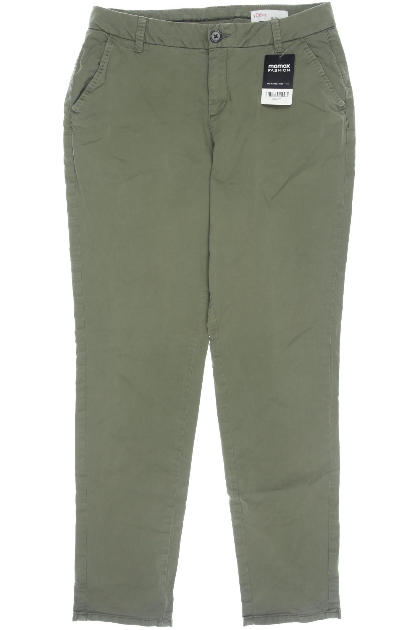 

s.Oliver Damen Stoffhose, grün, Gr. 40