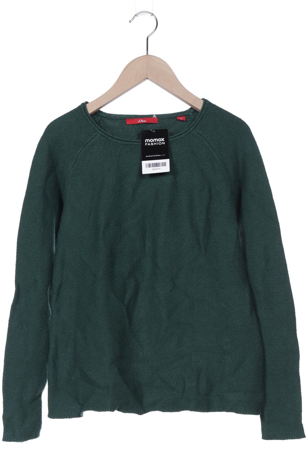

s.Oliver Damen Pullover, grün, Gr. 34