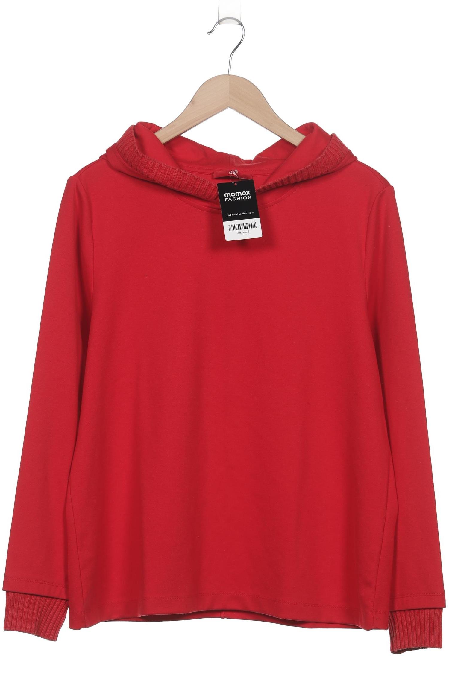 

s.Oliver Damen Kapuzenpullover, rot, Gr. 42