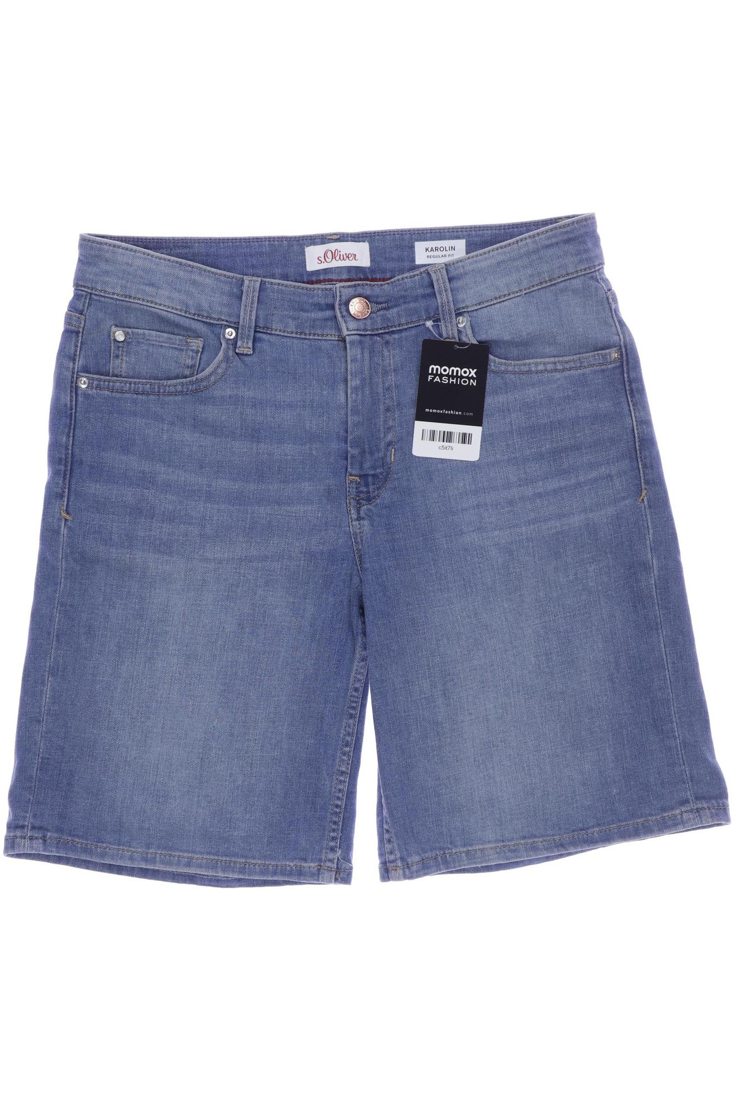 

s.Oliver Damen Shorts, blau, Gr. 36