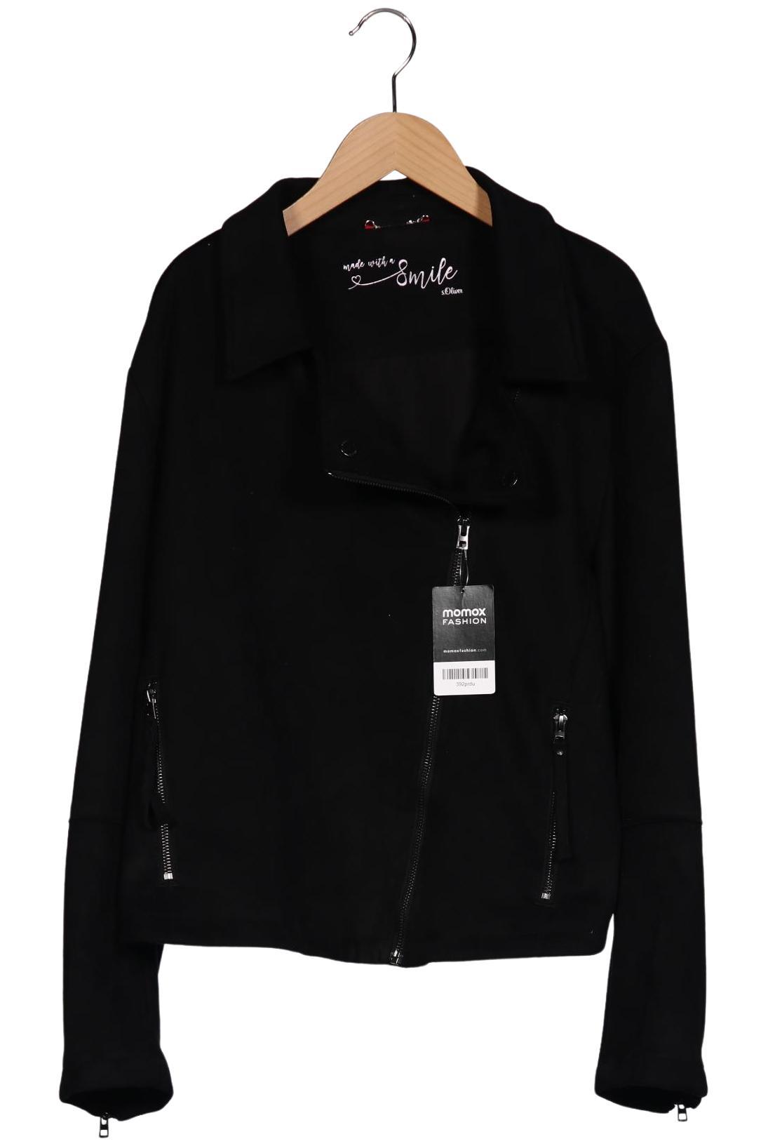 

s.Oliver Damen Jacke, schwarz, Gr. 44