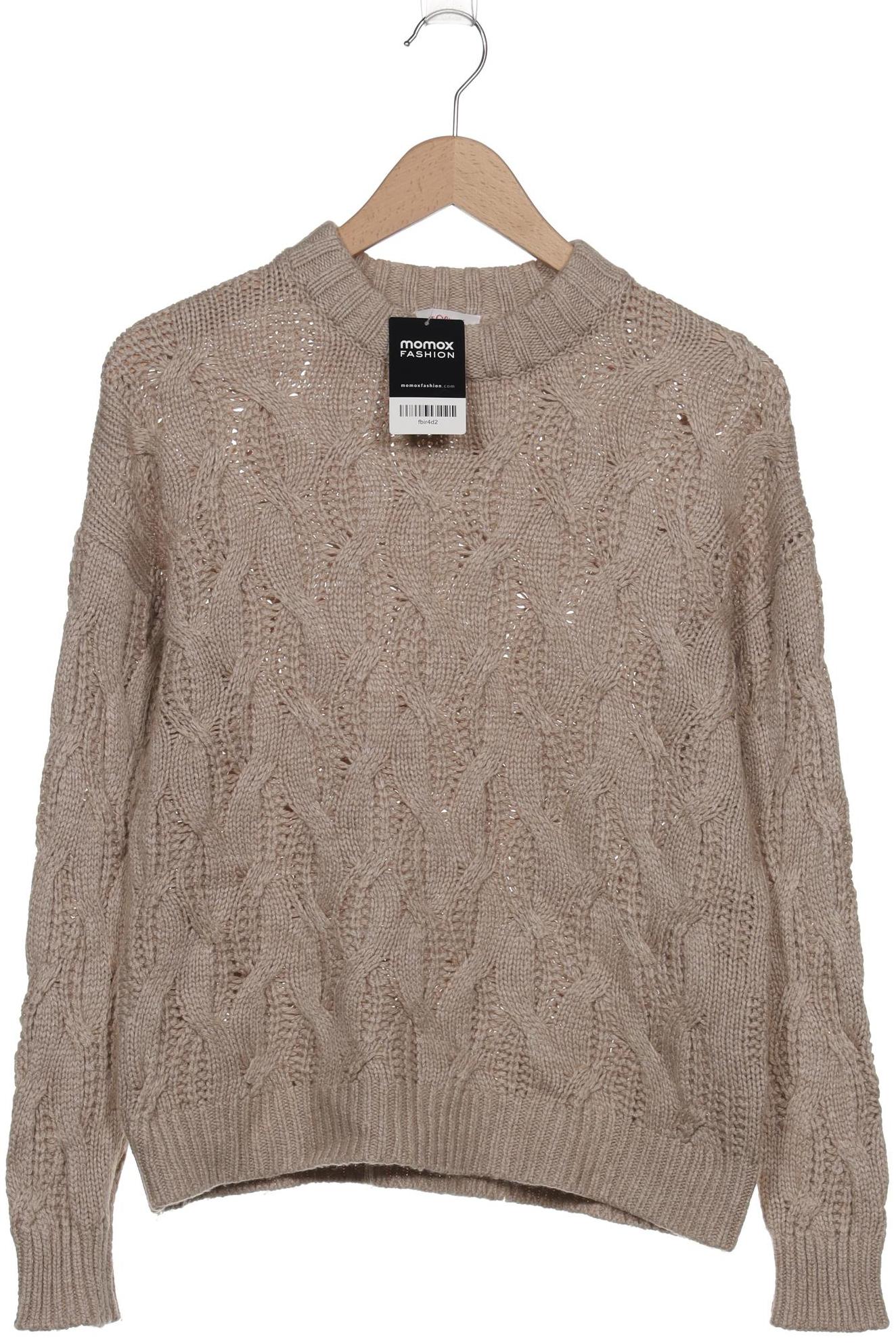 

s.Oliver Damen Pullover, beige, Gr. 34