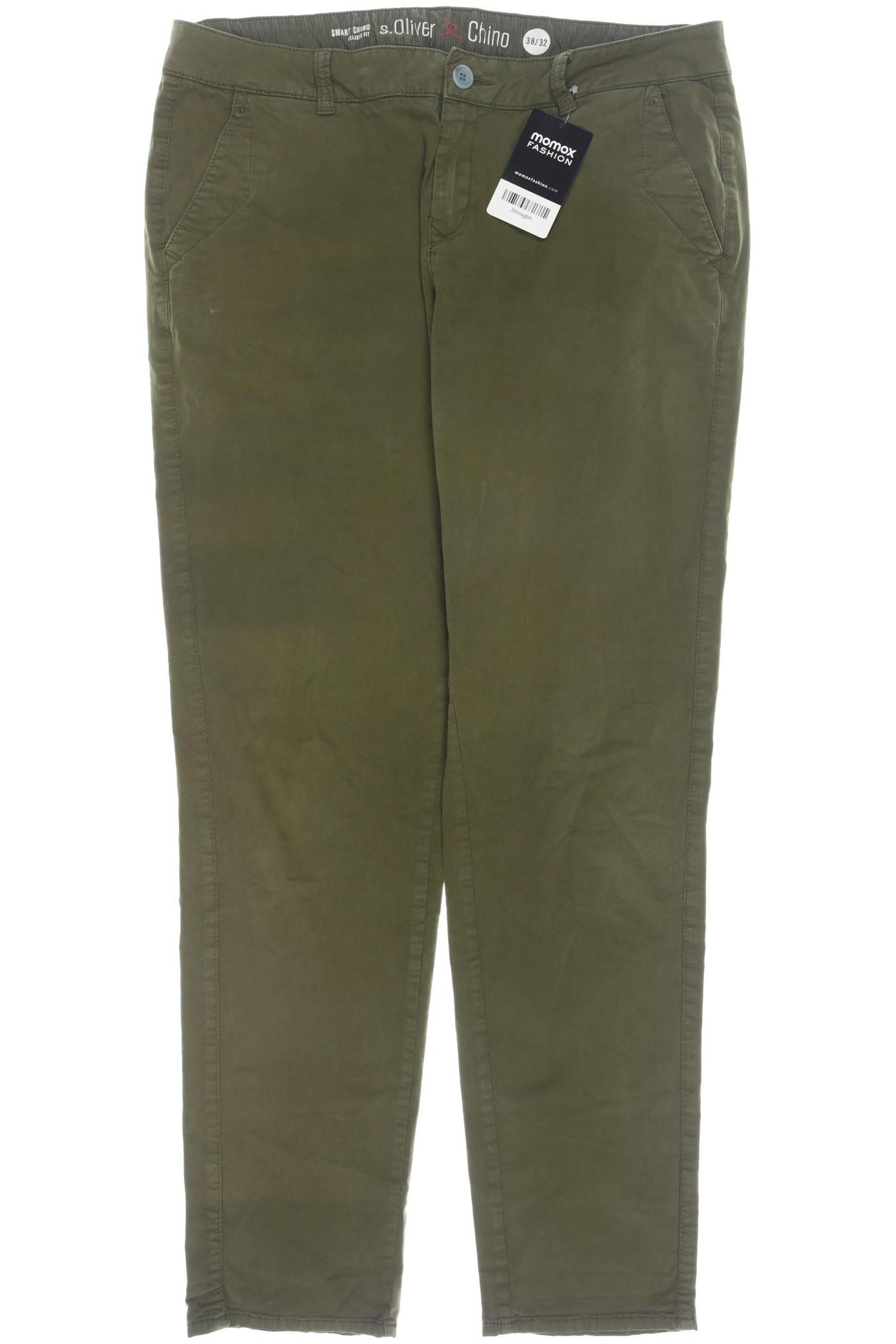 

s.Oliver Damen Stoffhose, grün, Gr. 38