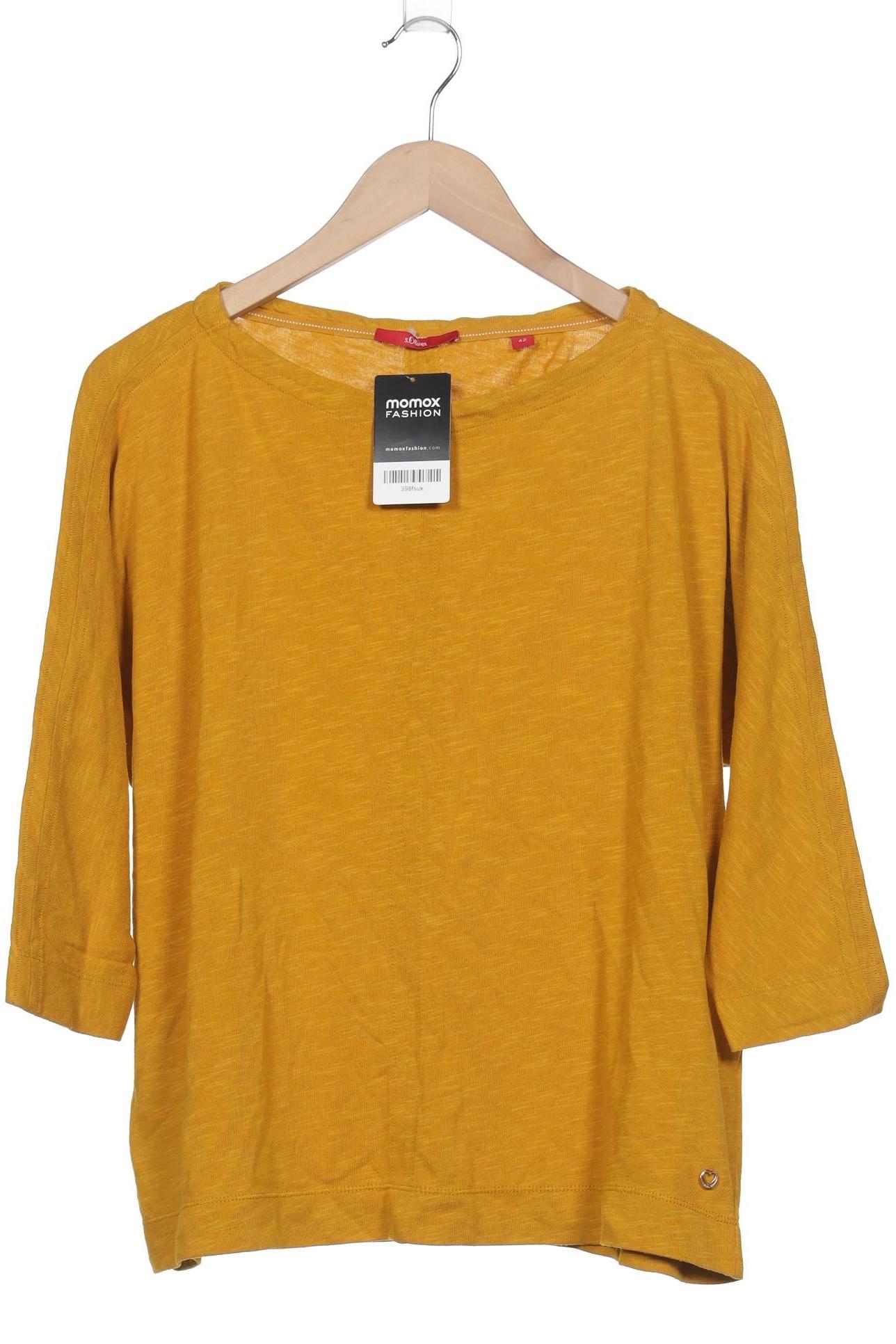 

s.Oliver Damen Langarmshirt, orange, Gr. 42