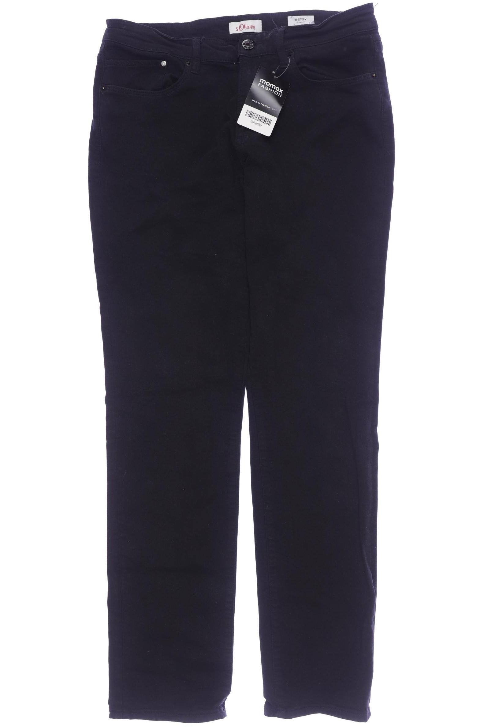 

s.Oliver Damen Jeans, schwarz, Gr. 38