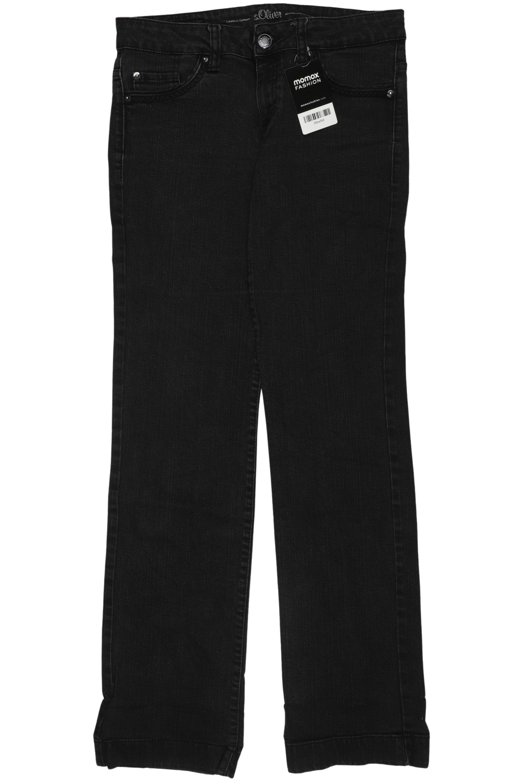 

s.Oliver Damen Jeans, schwarz, Gr. 38