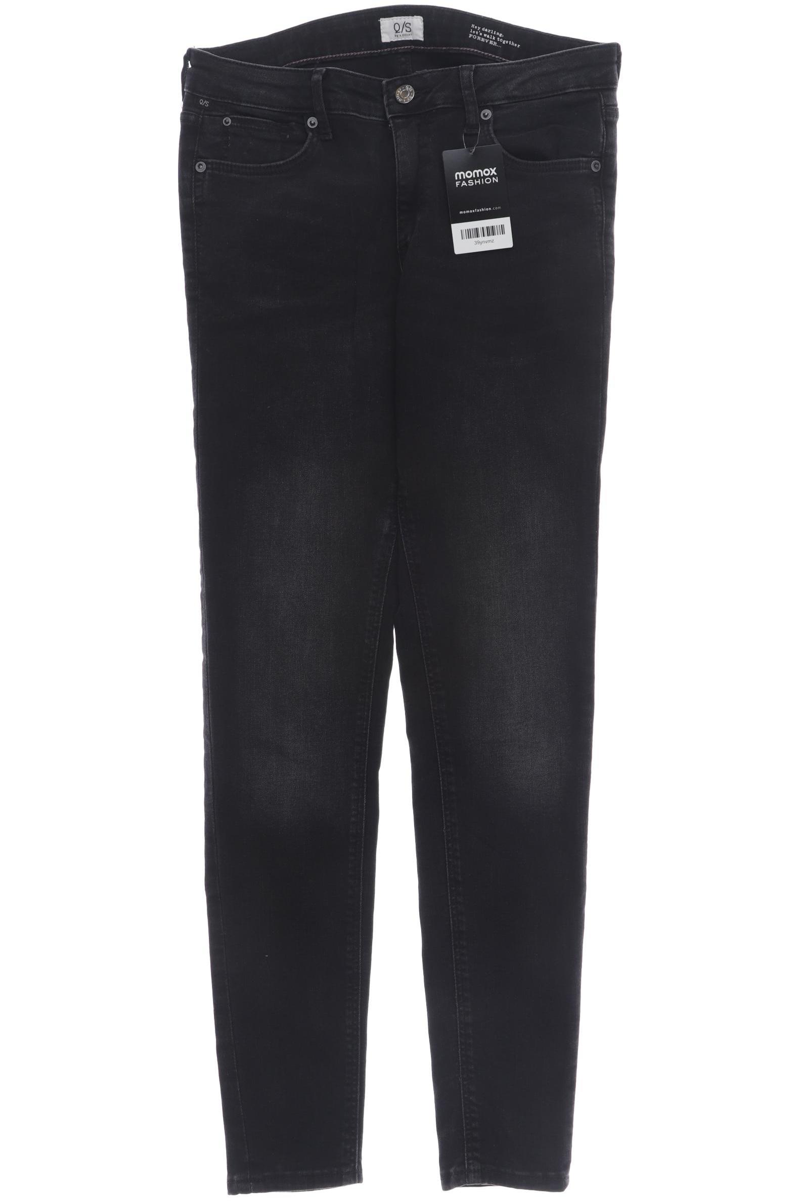 

s.Oliver Damen Jeans, schwarz
