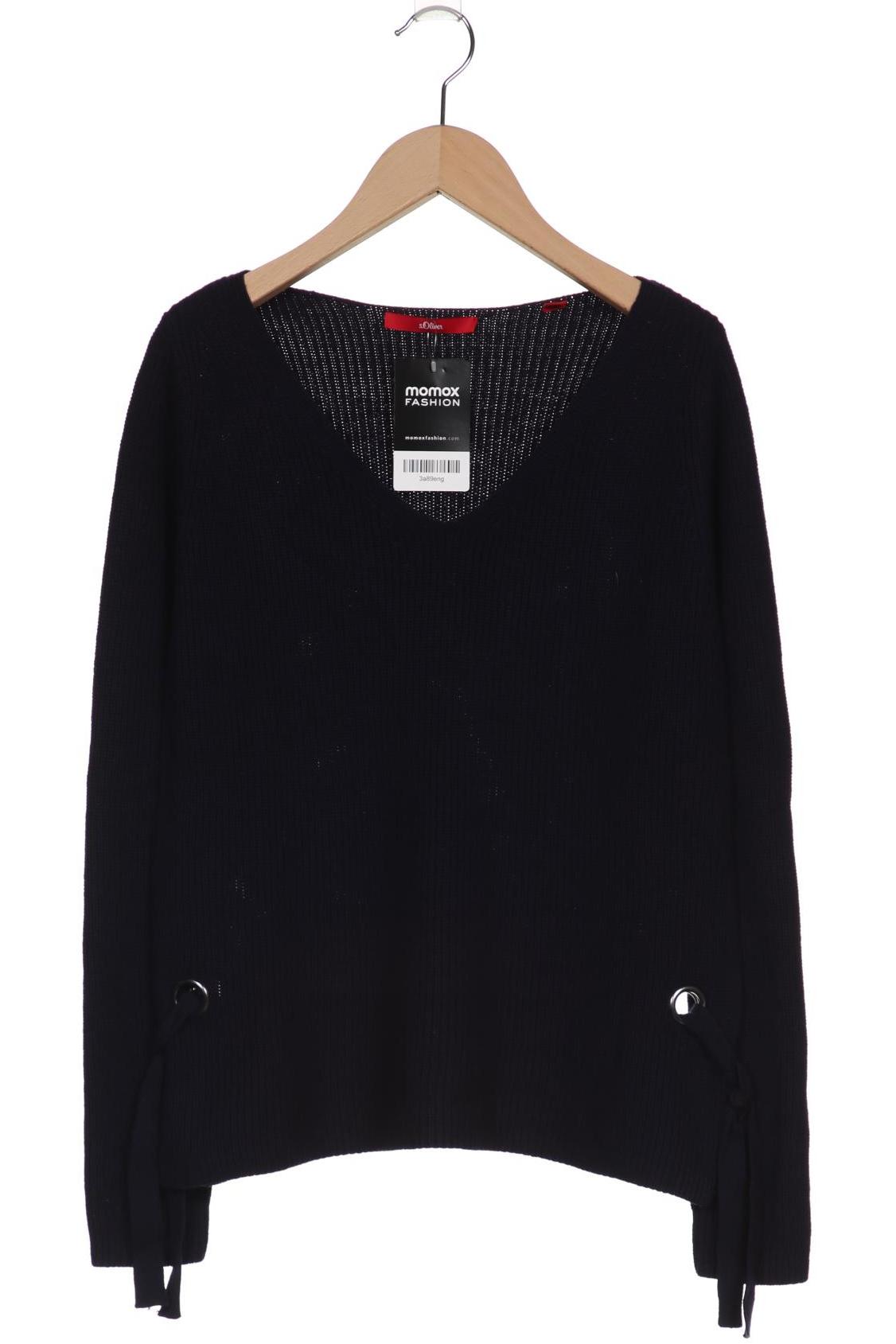 

s.Oliver Damen Pullover, marineblau