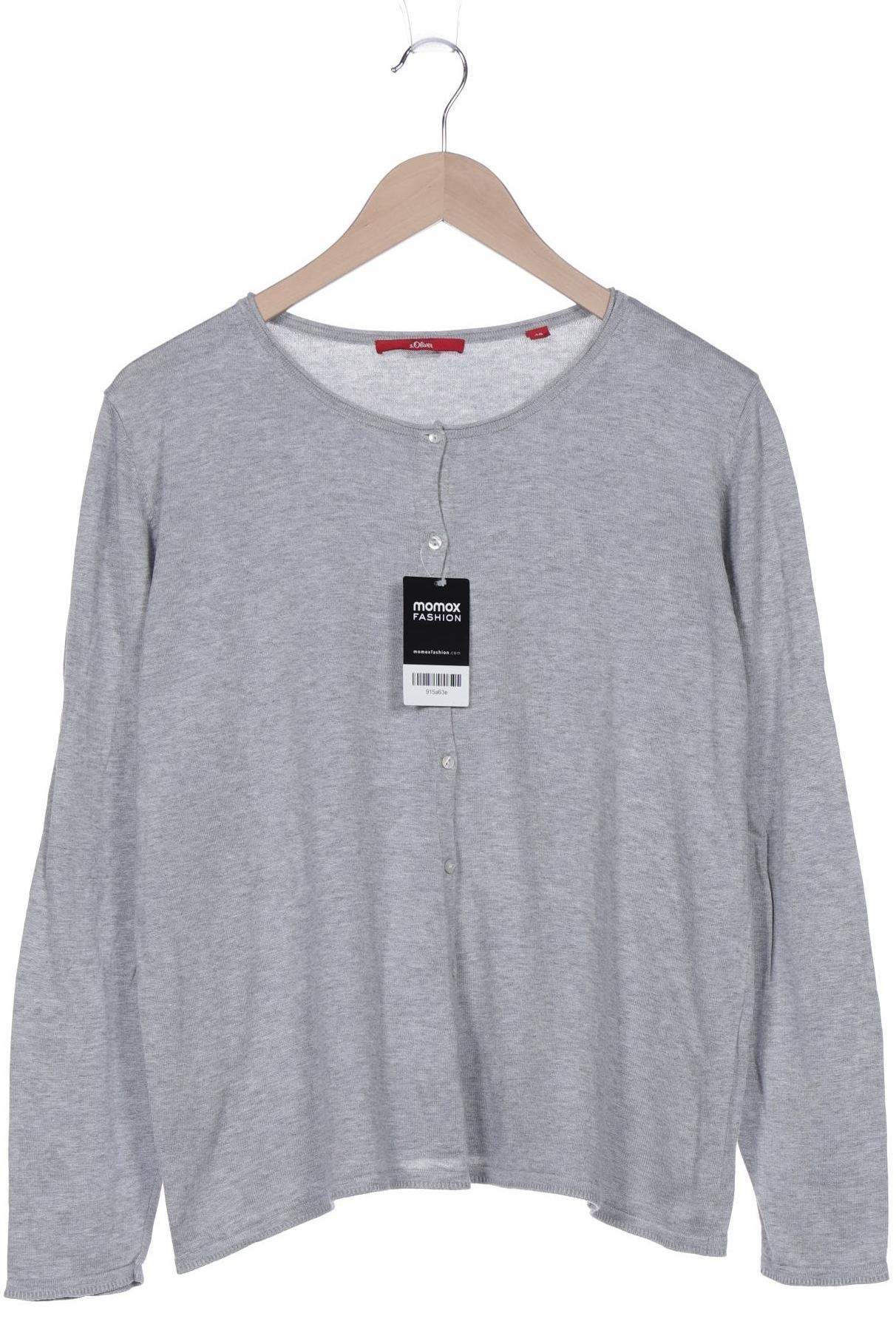 

s.Oliver Damen Strickjacke, grau, Gr. 46