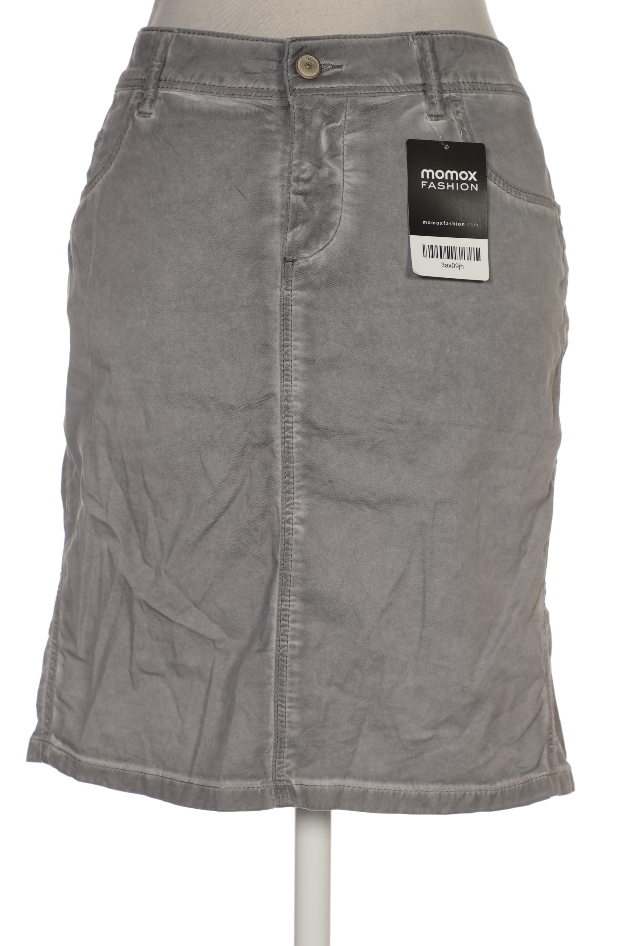 

s.Oliver Damen Rock, grau, Gr. 34